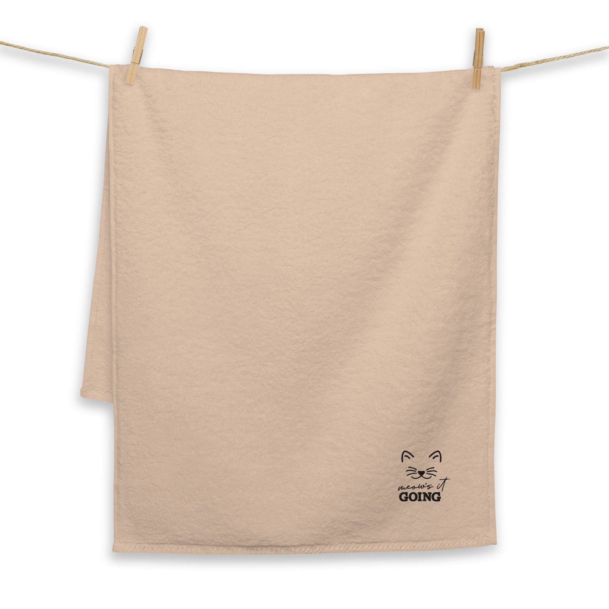 MEOW'S IT GOING - Turkish cotton towel