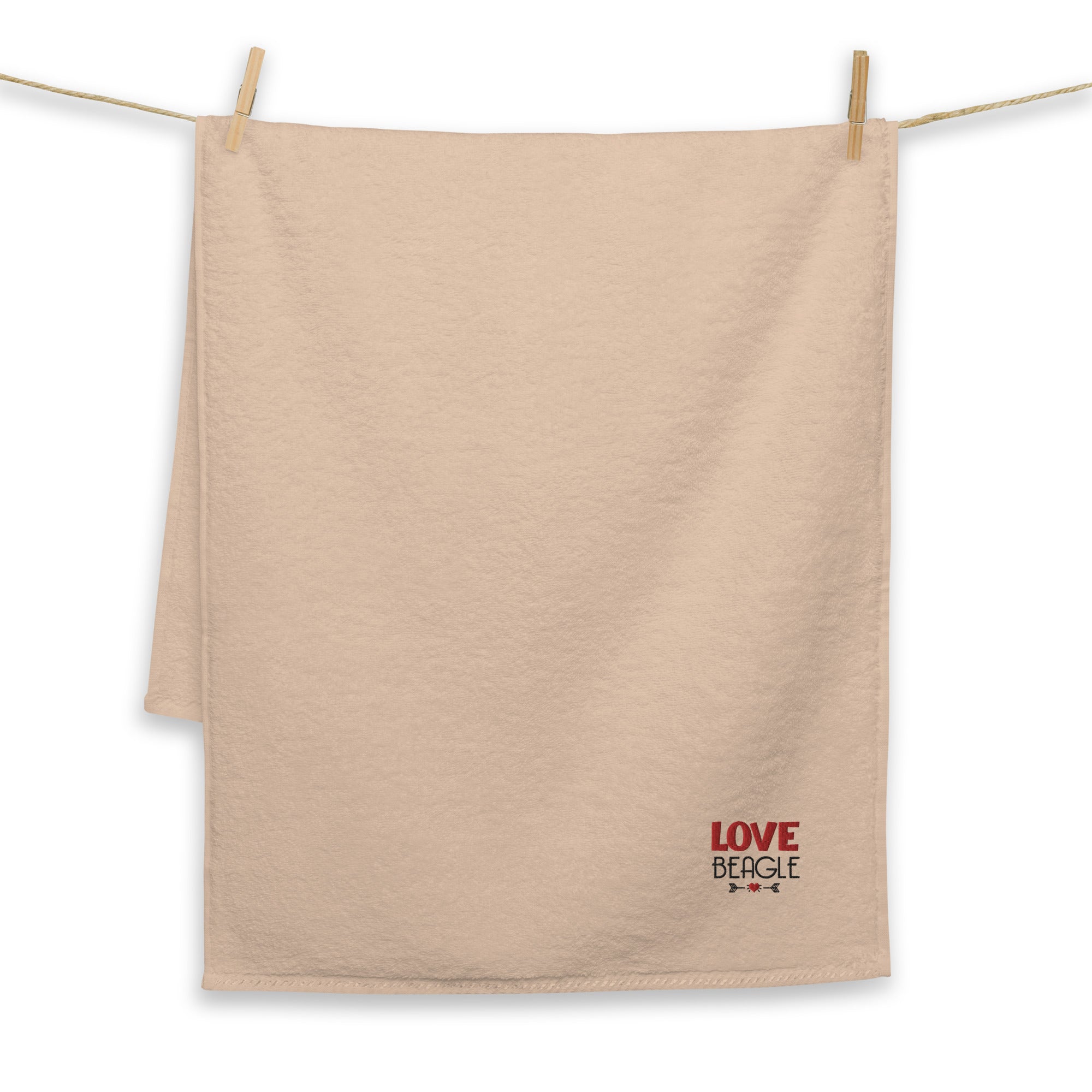 LOVE BEAGLE - Turkish cotton towel