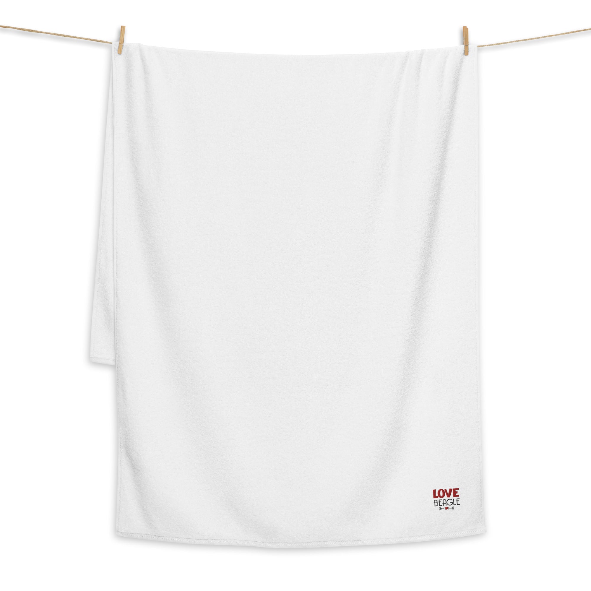 LOVE BEAGLE - Turkish cotton towel