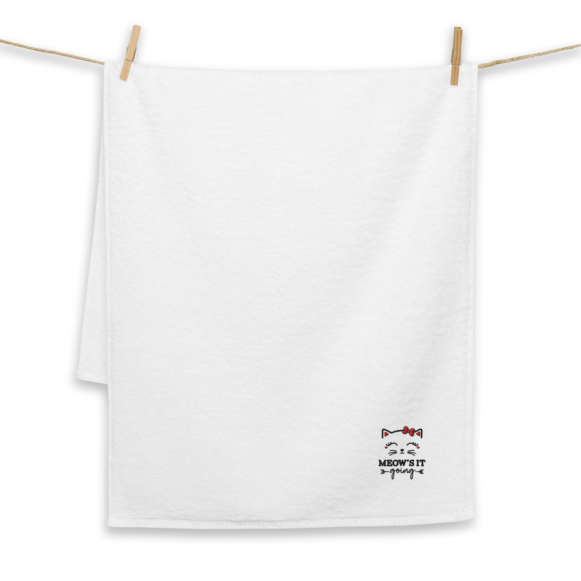 MEOW'S IT GOING - Turkish cotton towel