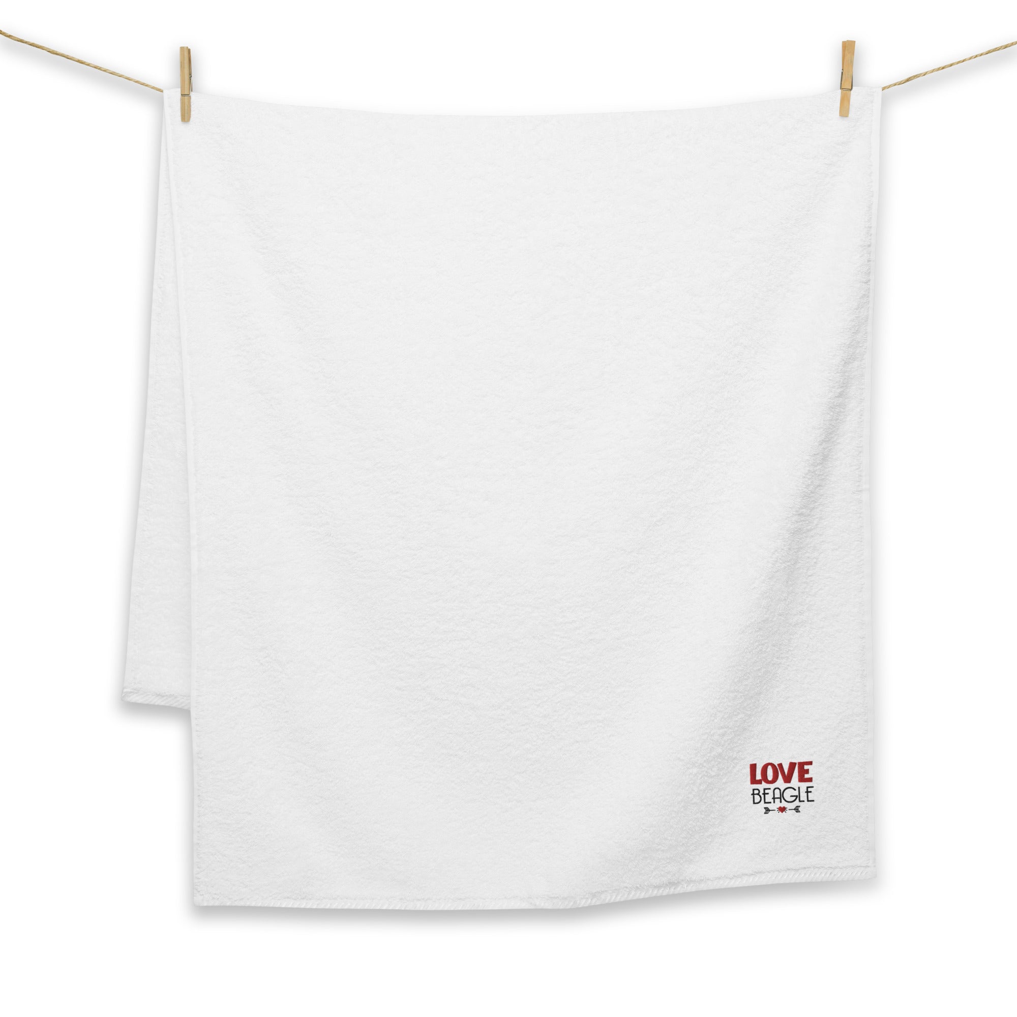 LOVE BEAGLE - Turkish cotton towel