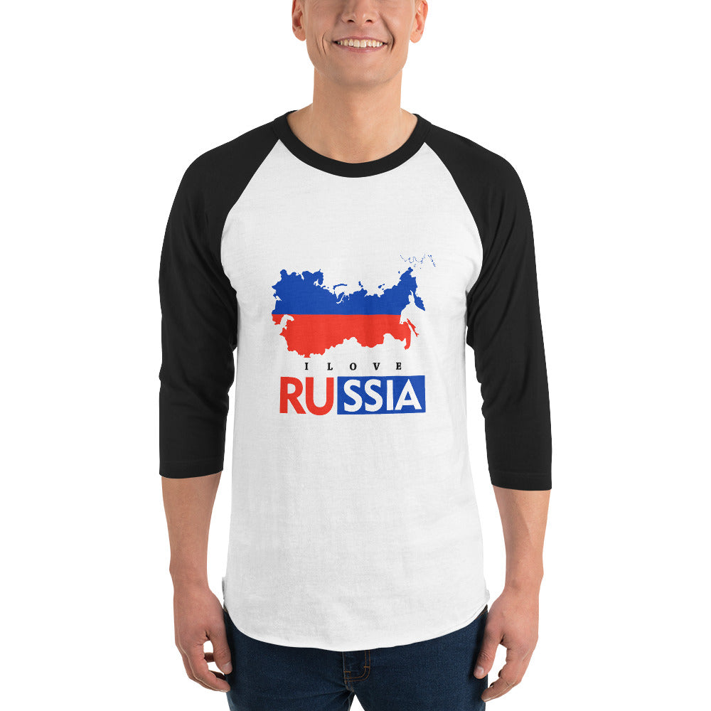 RUSSIA - 3/4 sleeve raglan shirt