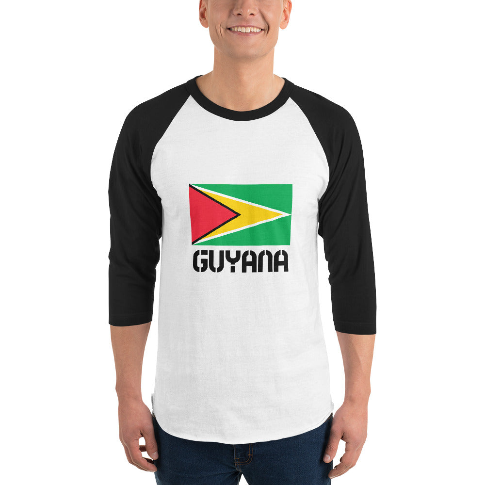 GUYANA - 3/4 sleeve raglan shirt