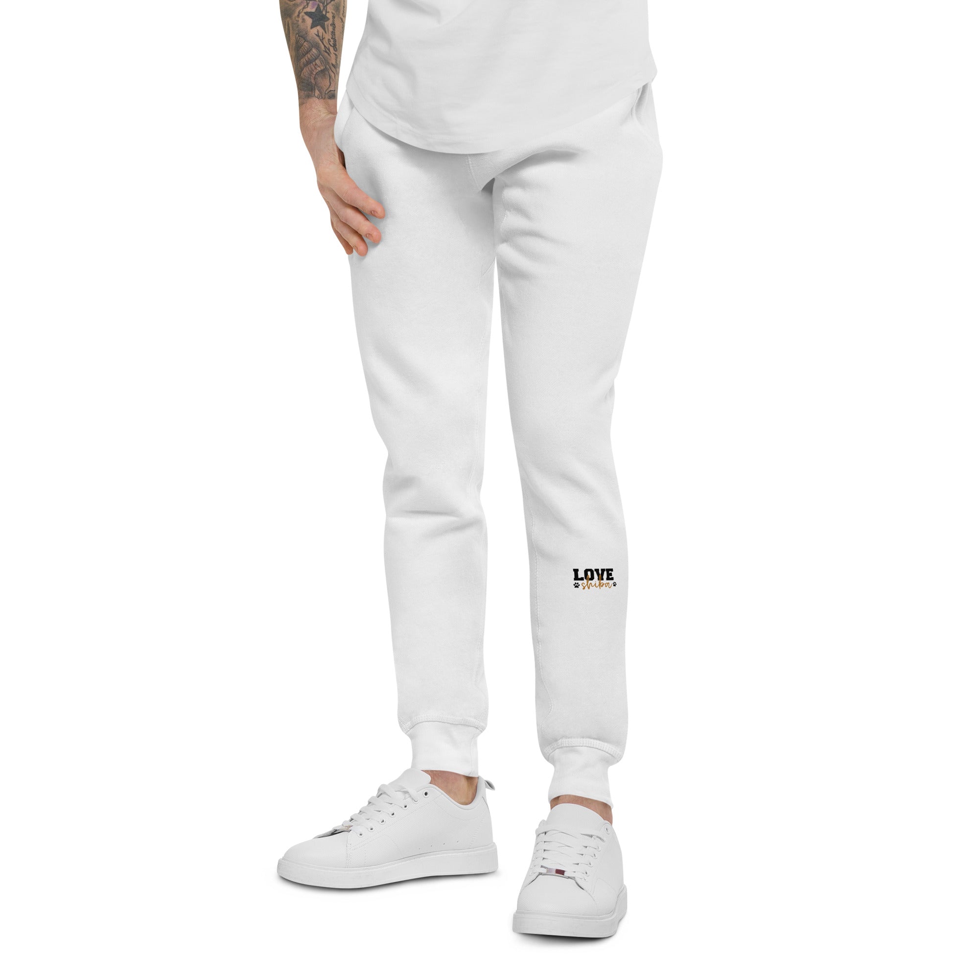 LOVE SHIBA - Unisex fleece sweatpants