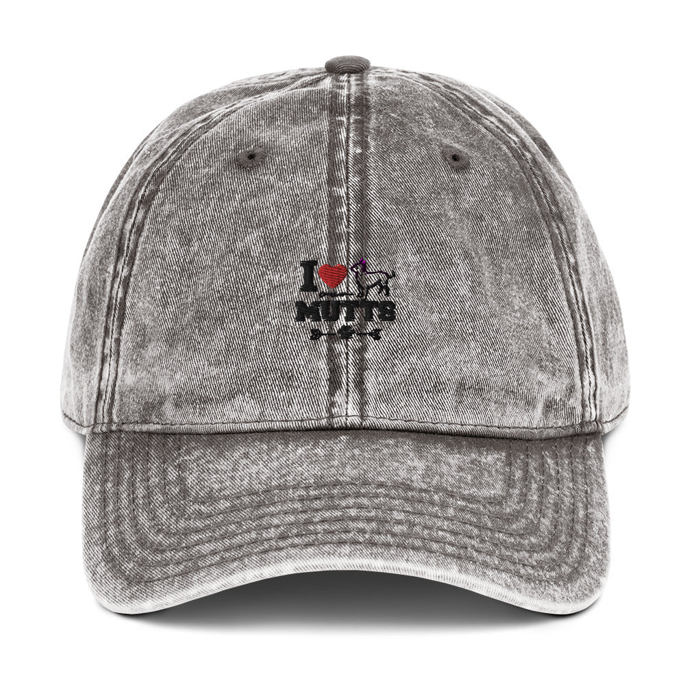 I LOVE OUR MUTTS - Vintage Cotton Twill Cap