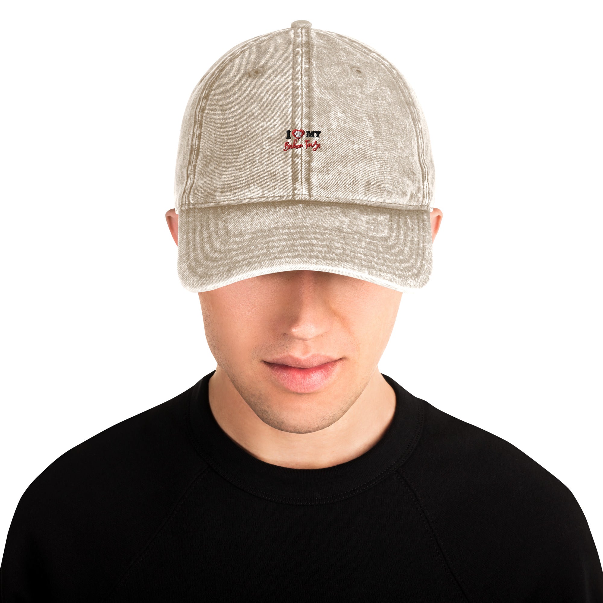 I LOVE MY BICHON FRISE - Vintage Cotton Twill Cap