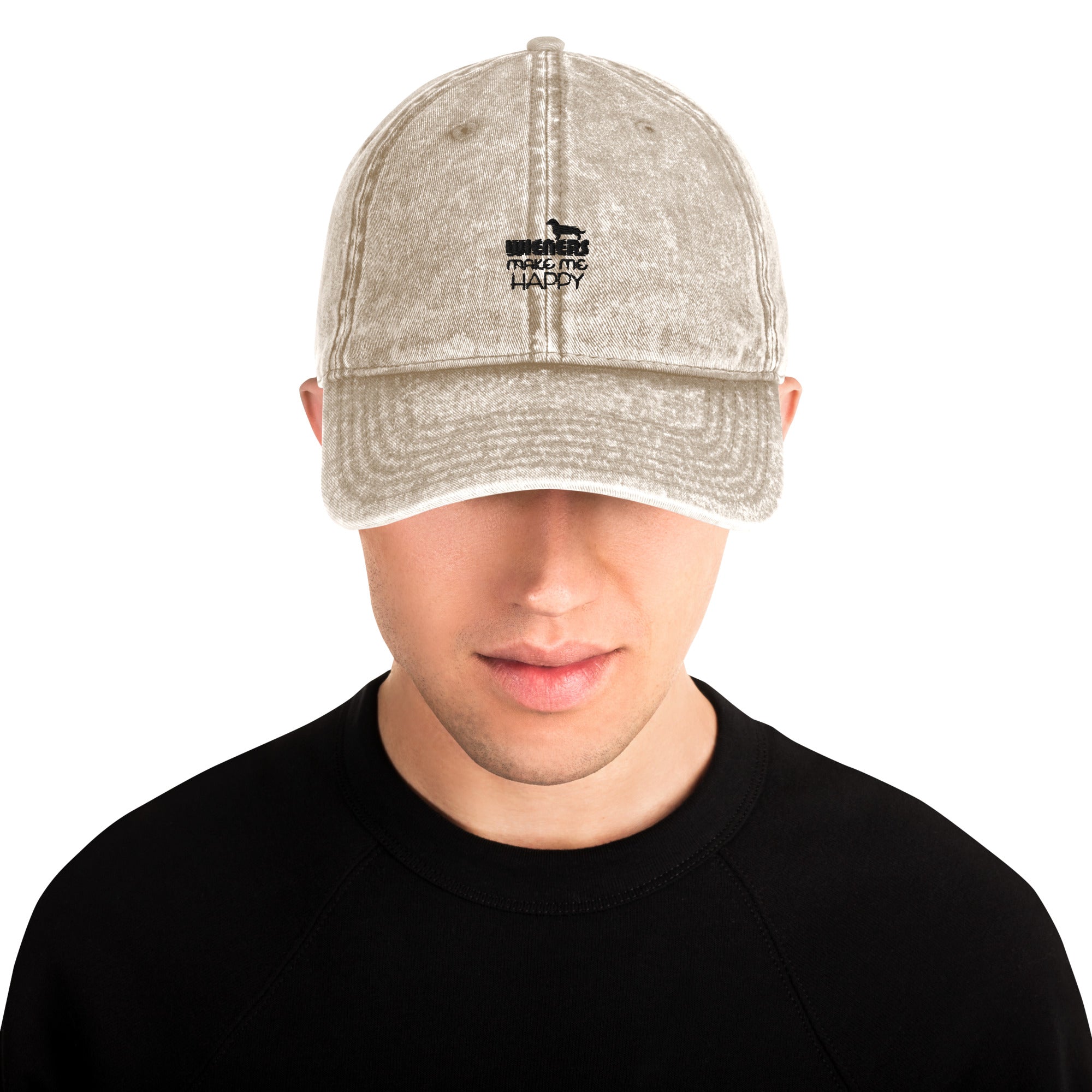 WIENERS MAKE ME HAPPY - Vintage Cotton Twill Cap