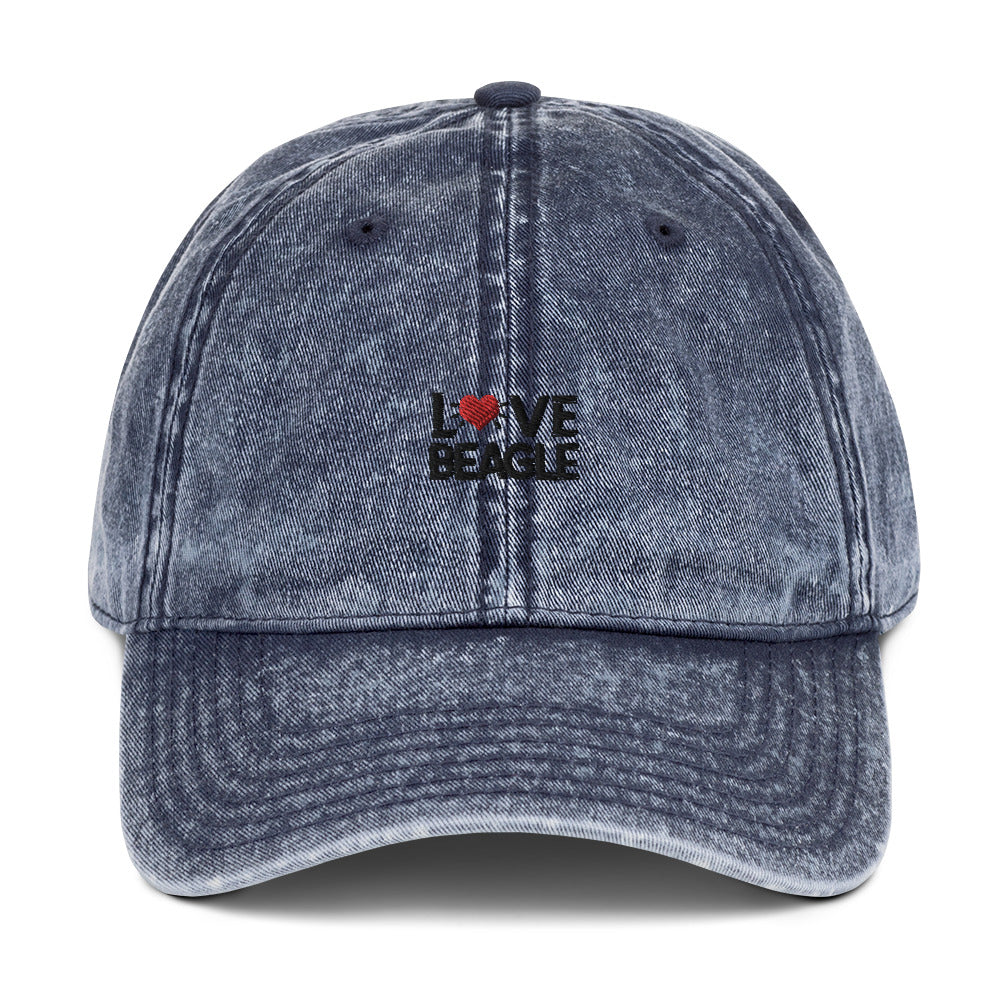 LOVE BEAGLE - Vintage Cotton Twill Cap