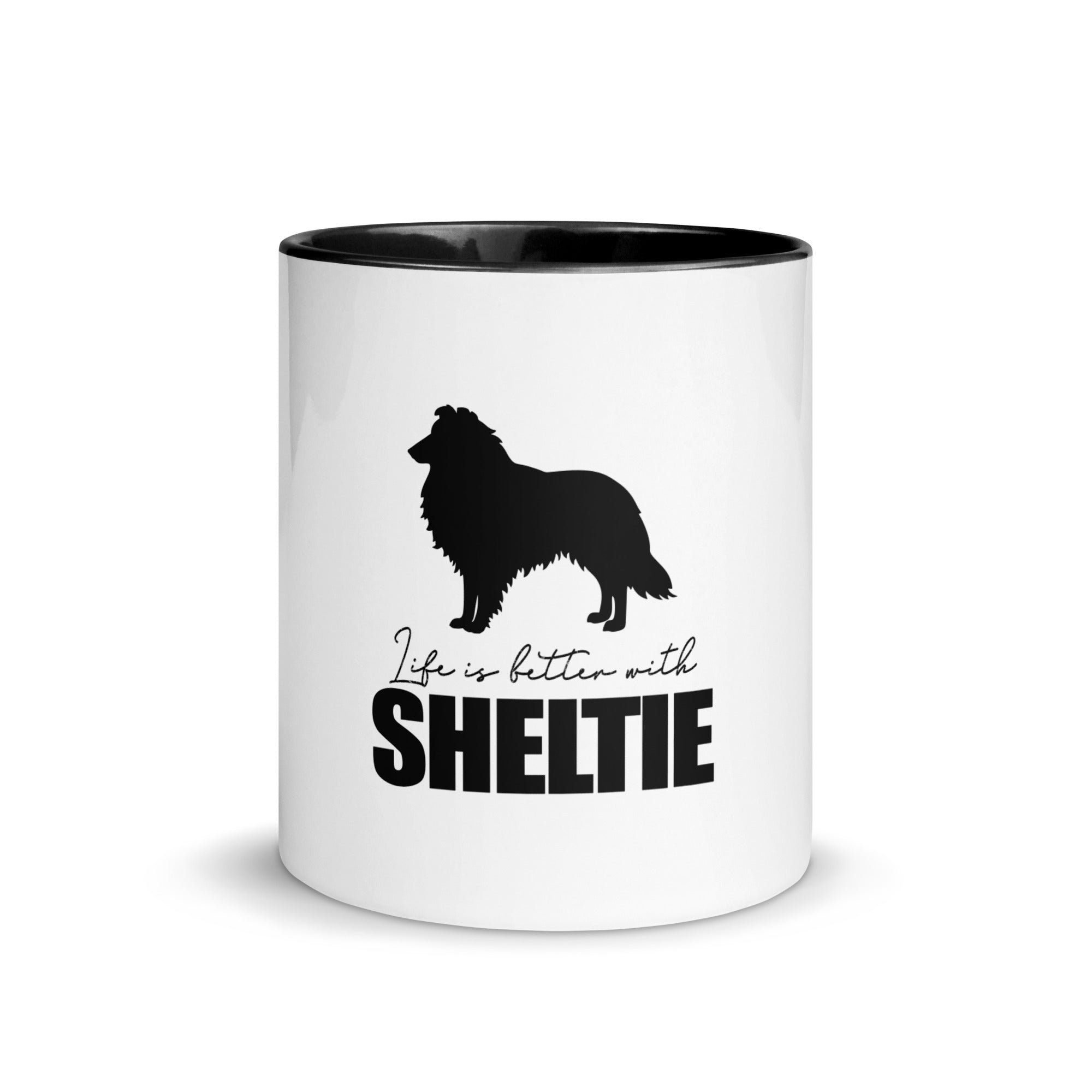 LIFE IS BETTER WITH SHELTIE - Mug with Color Inside