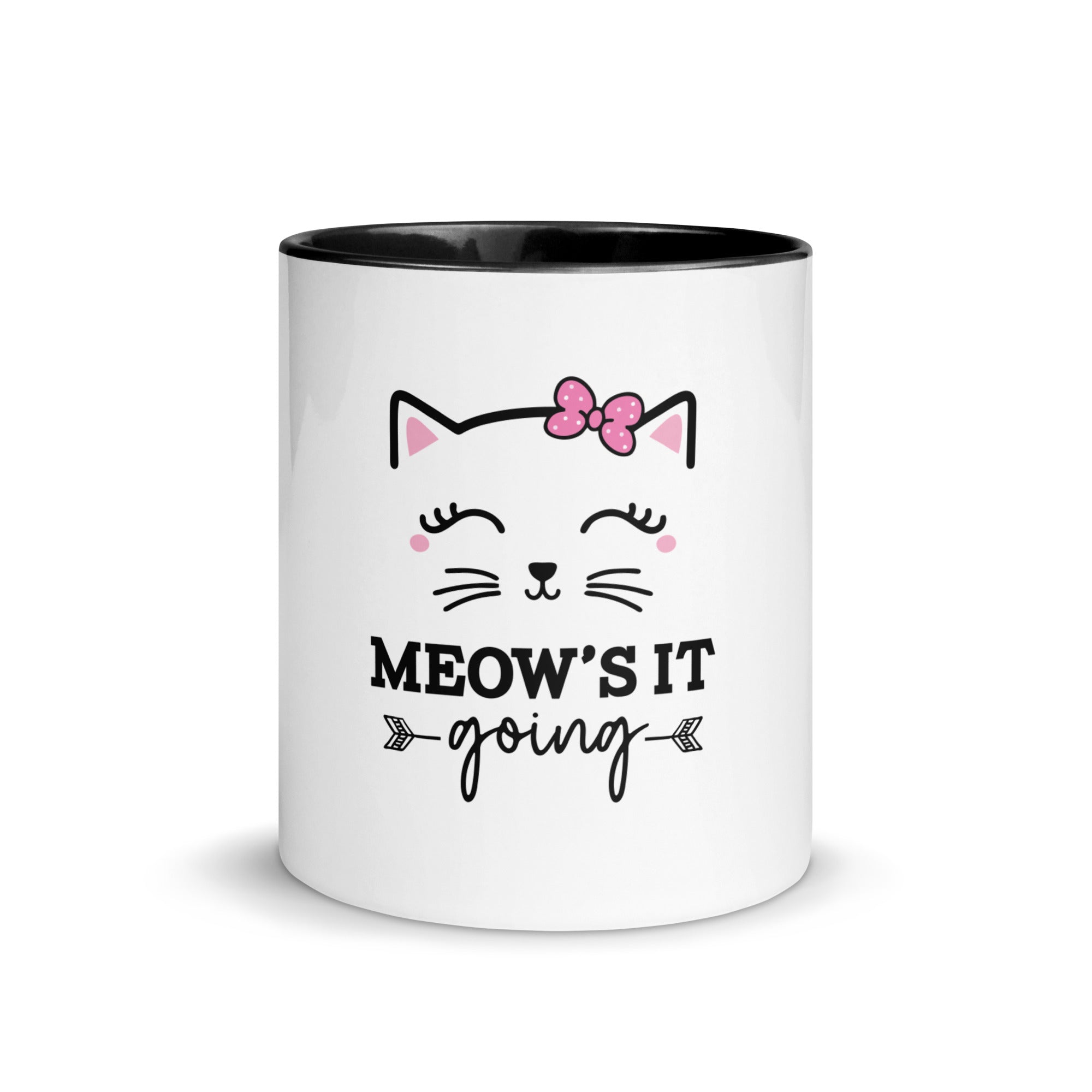 MEOW'S IT GOING - Mug with Color Inside