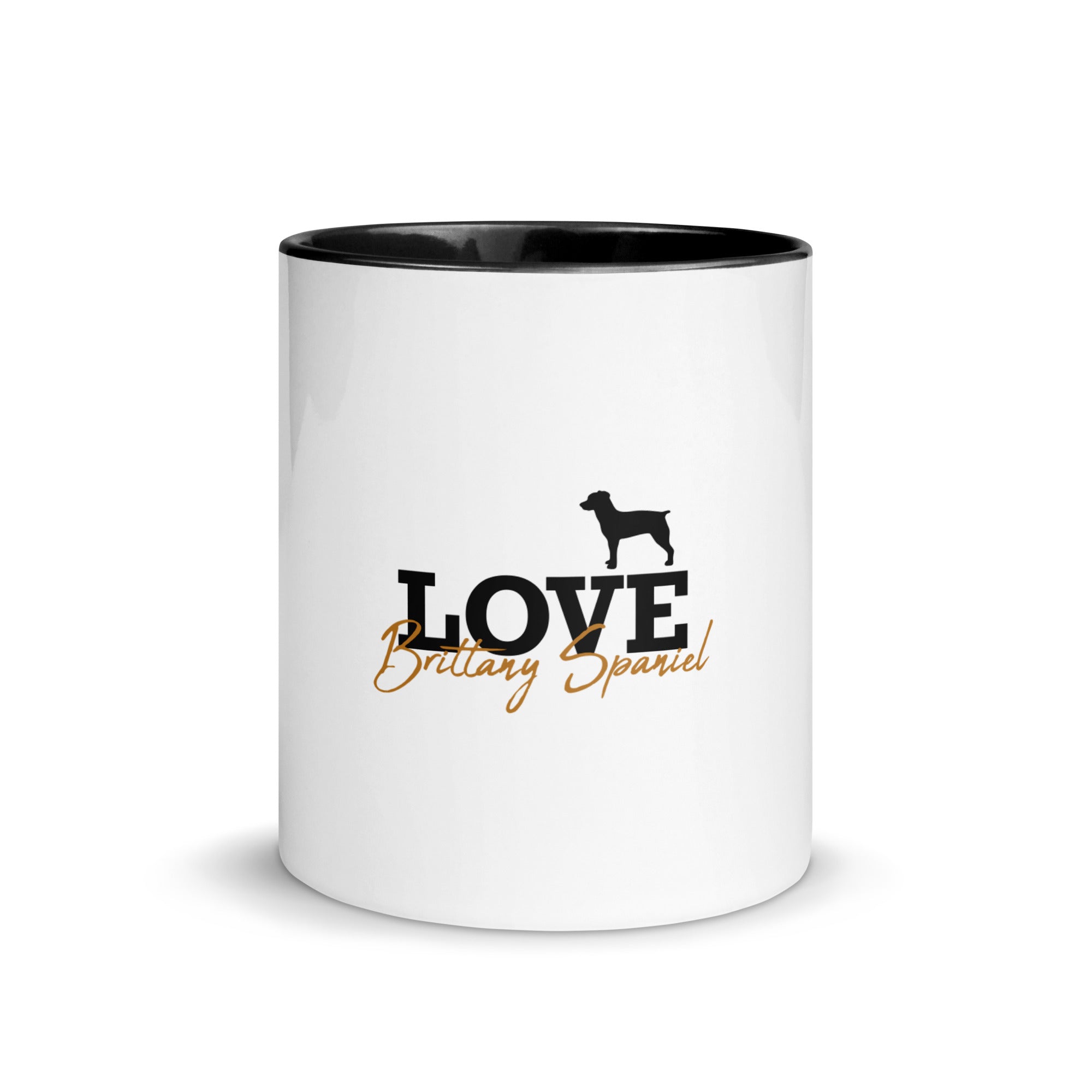LOVE BRITTANY SPANIEL - Mug with Color Inside