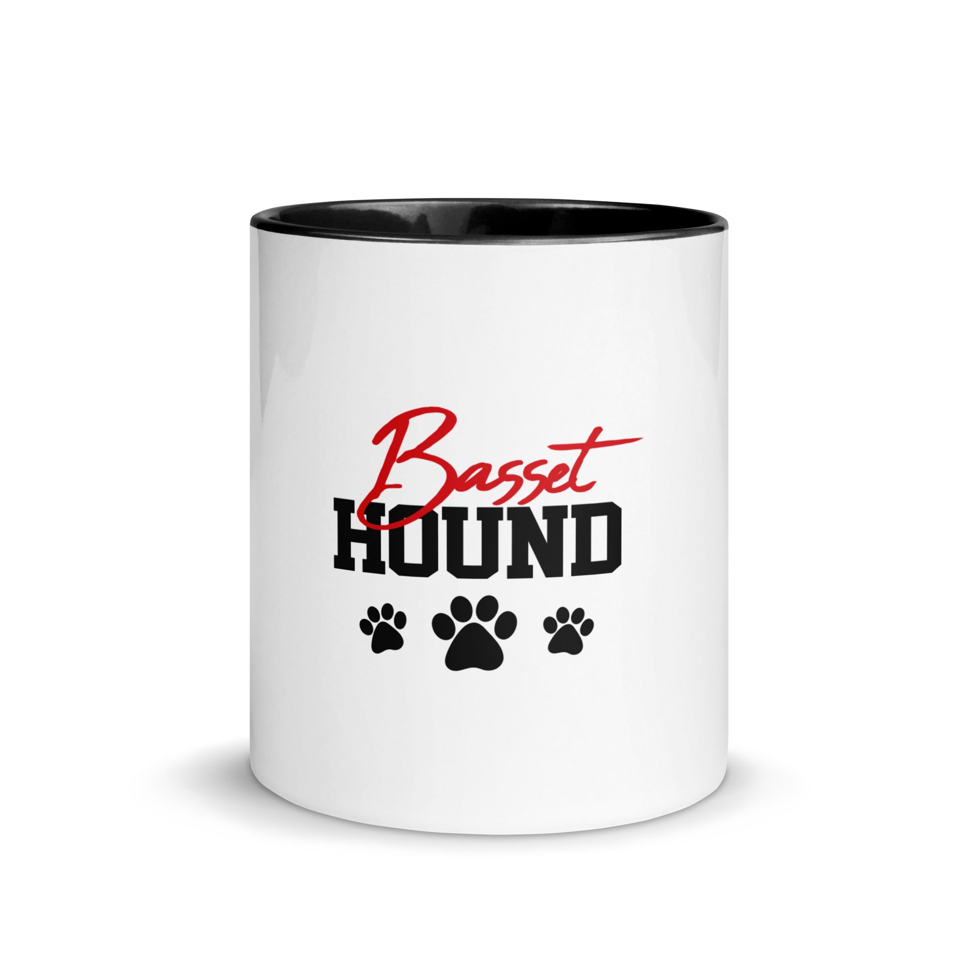 BASSET HOUND - Mug with Color Inside