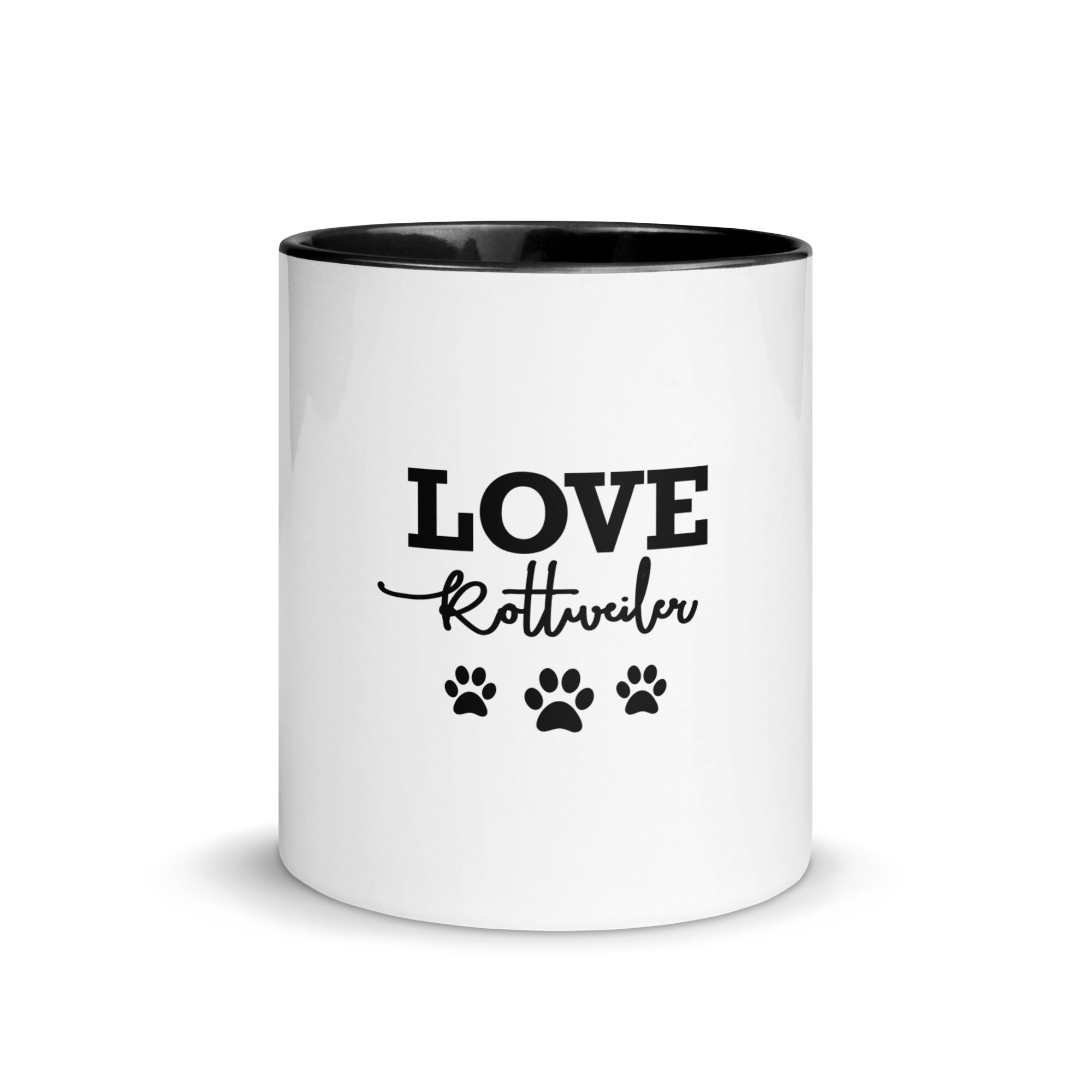 LOVE ROTTWEILER - Mug with Color Inside