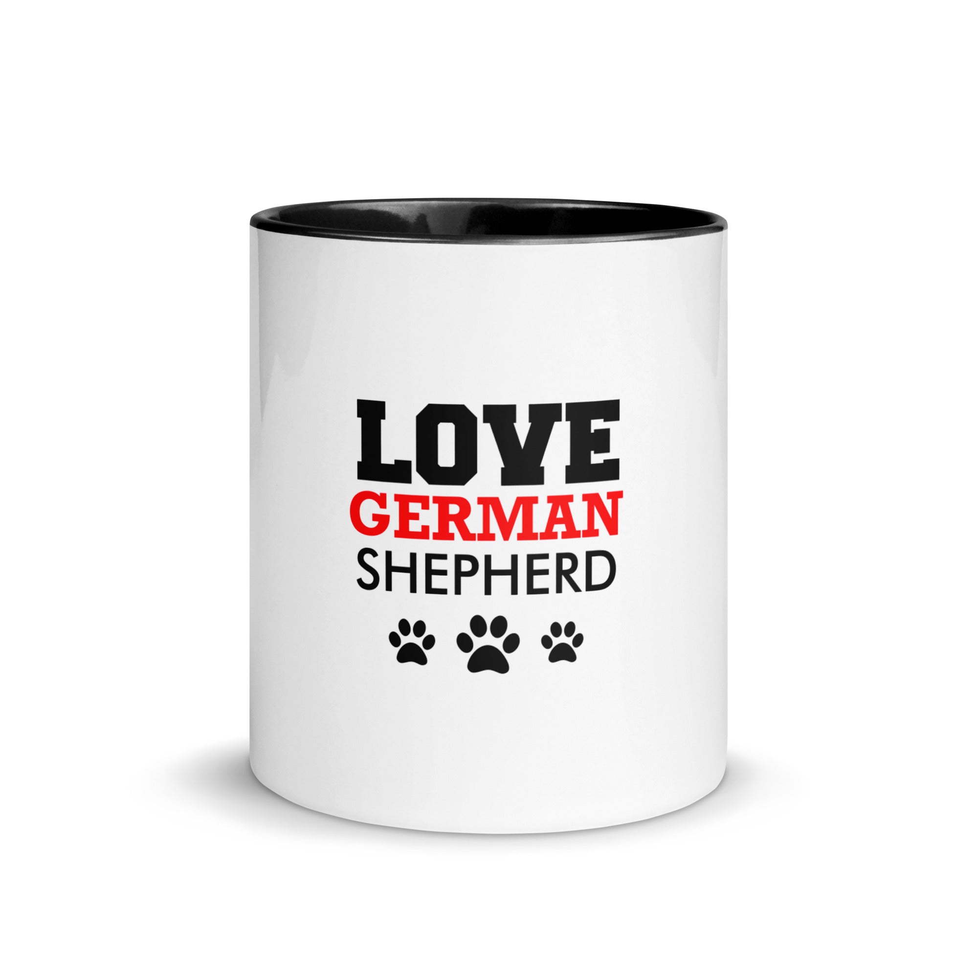 LOVE GERMAN SHEPHERD - Mug with Color Inside