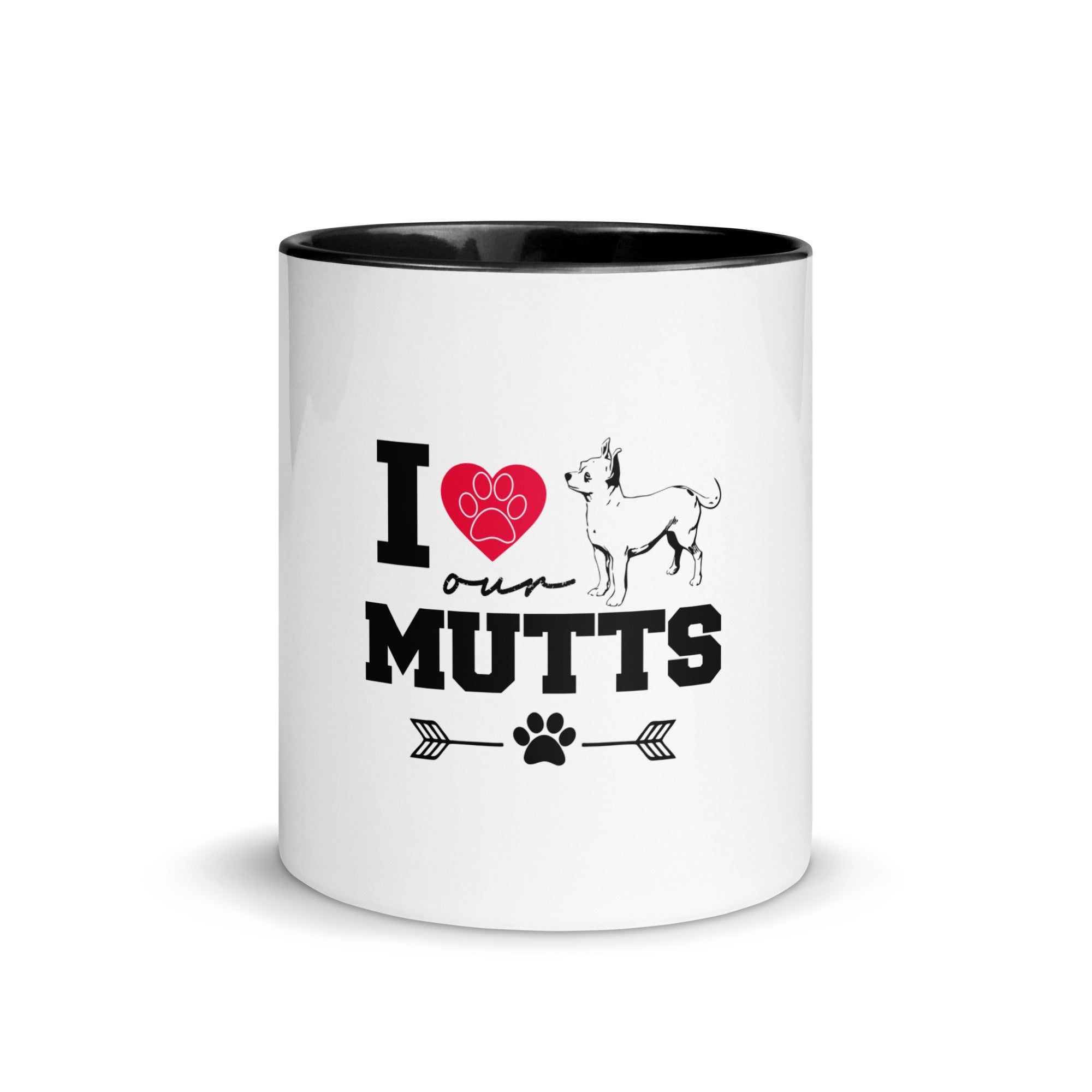 I LOVE OUR MUTTS - Mug with Color Inside