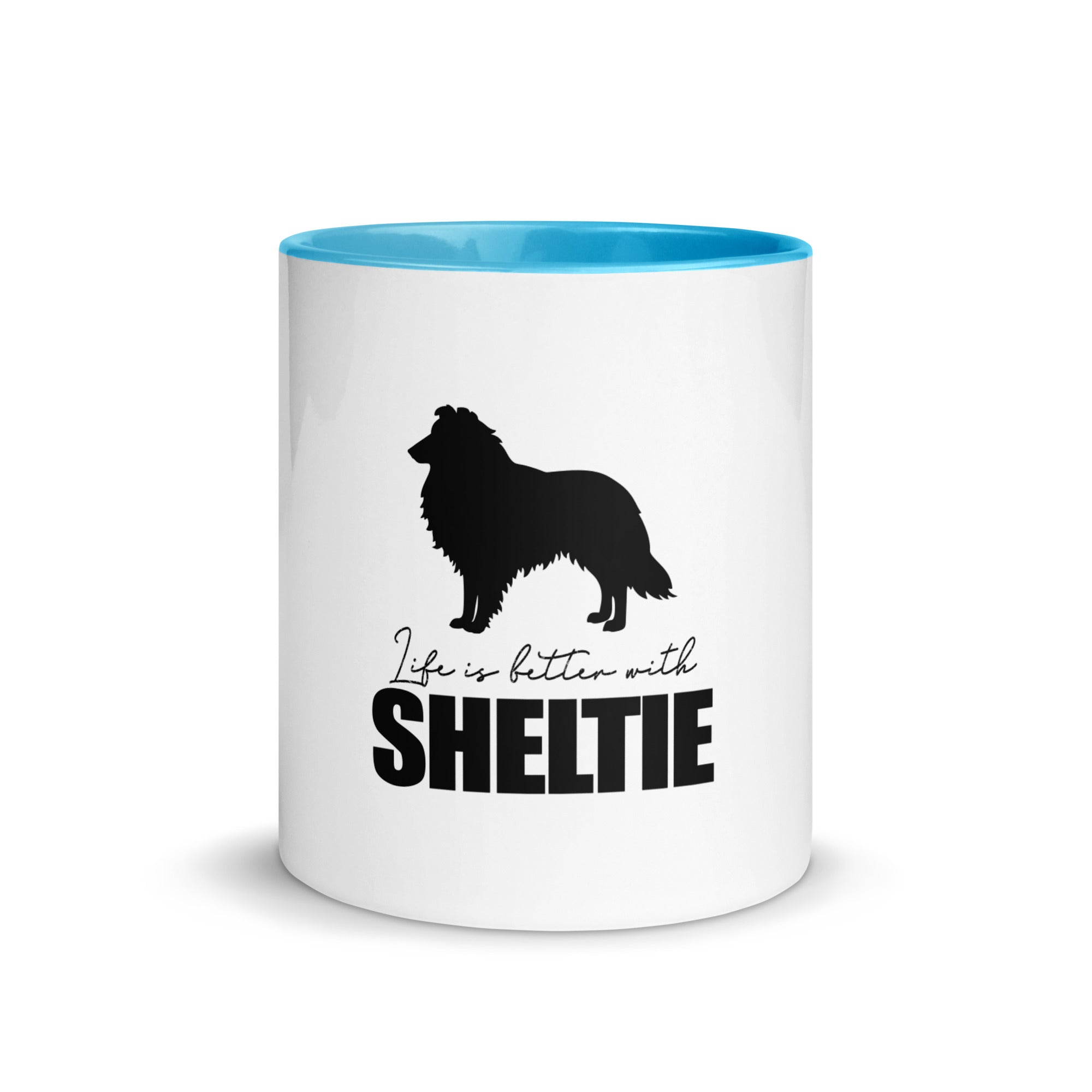 LIFE IS BETTER WITH SHELTIE - Mug with Color Inside