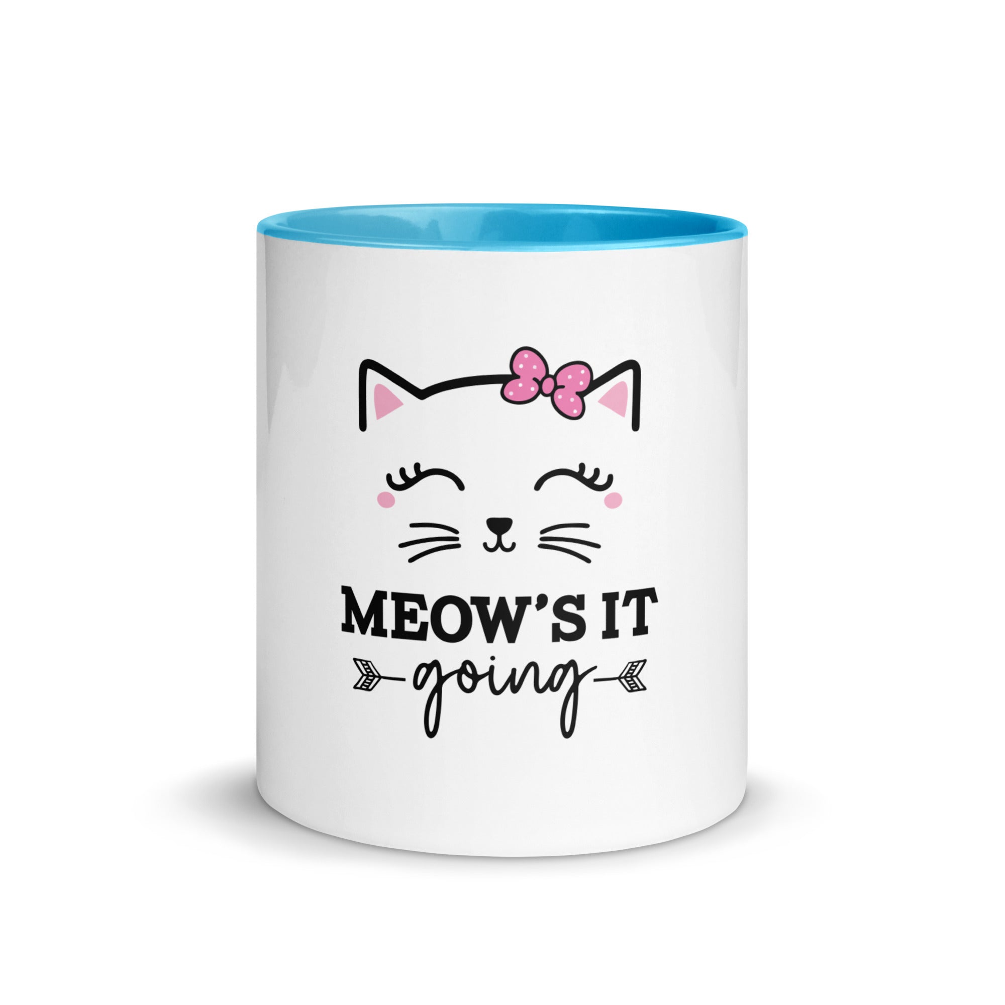 MEOW'S IT GOING - Mug with Color Inside