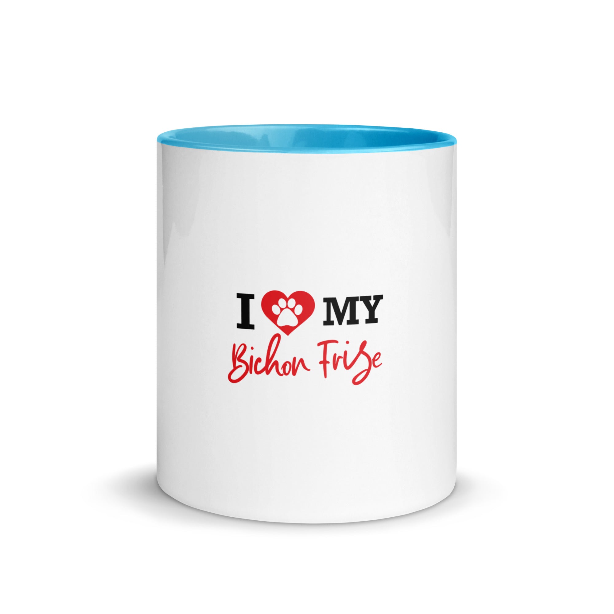 I LOVE MY BICHON FRISE - Mug with Color Inside