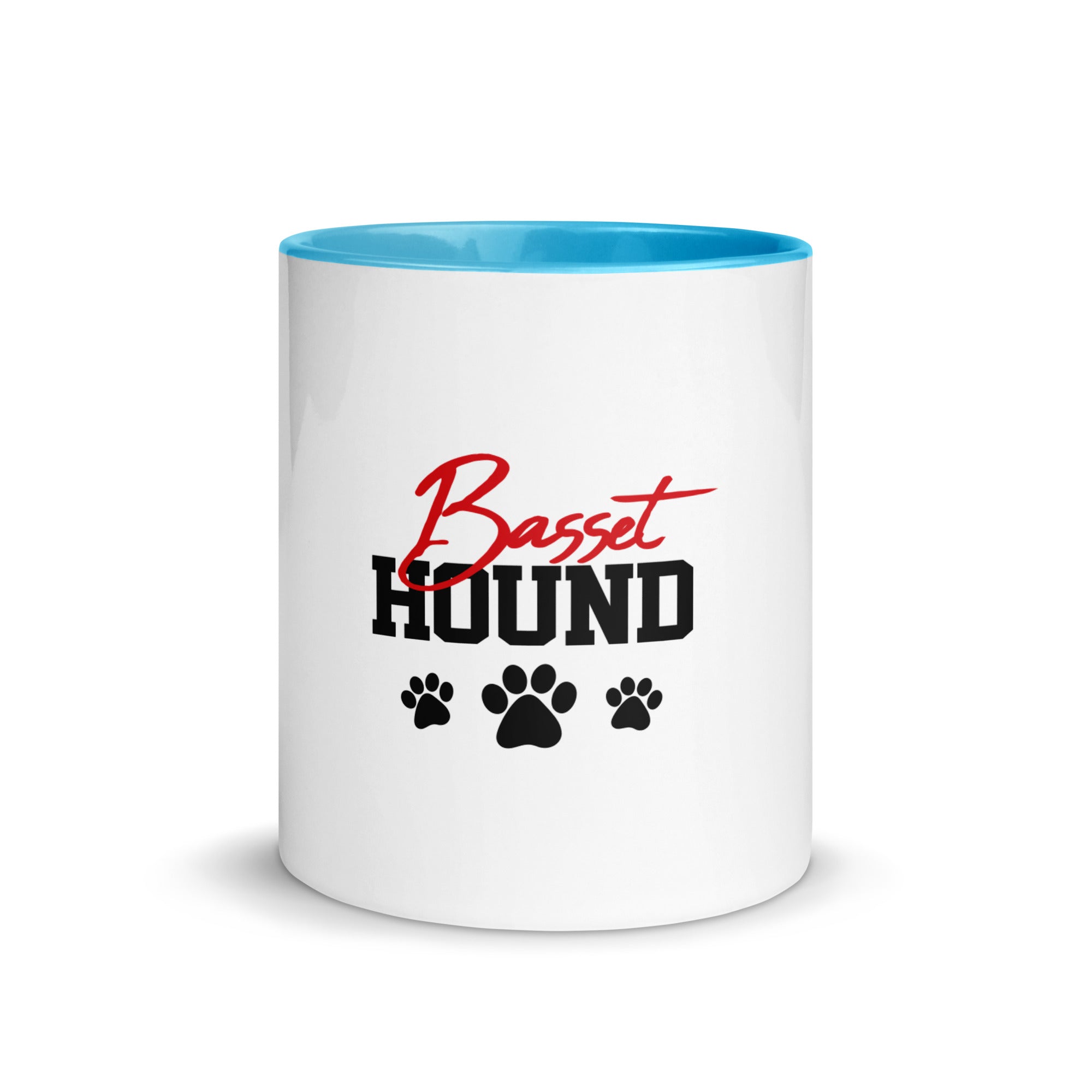 BASSET HOUND - Mug with Color Inside