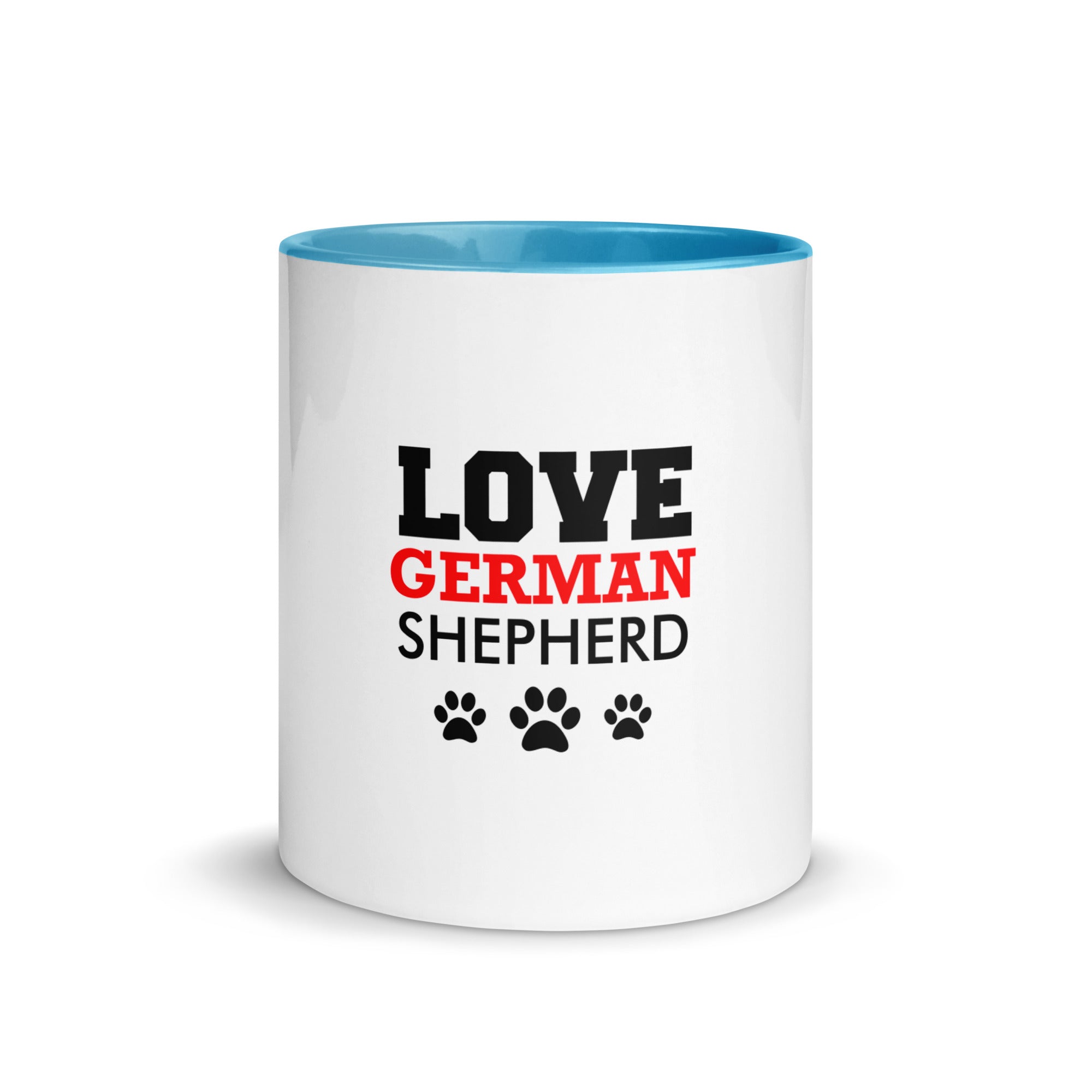 LOVE GERMAN SHEPHERD - Mug with Color Inside