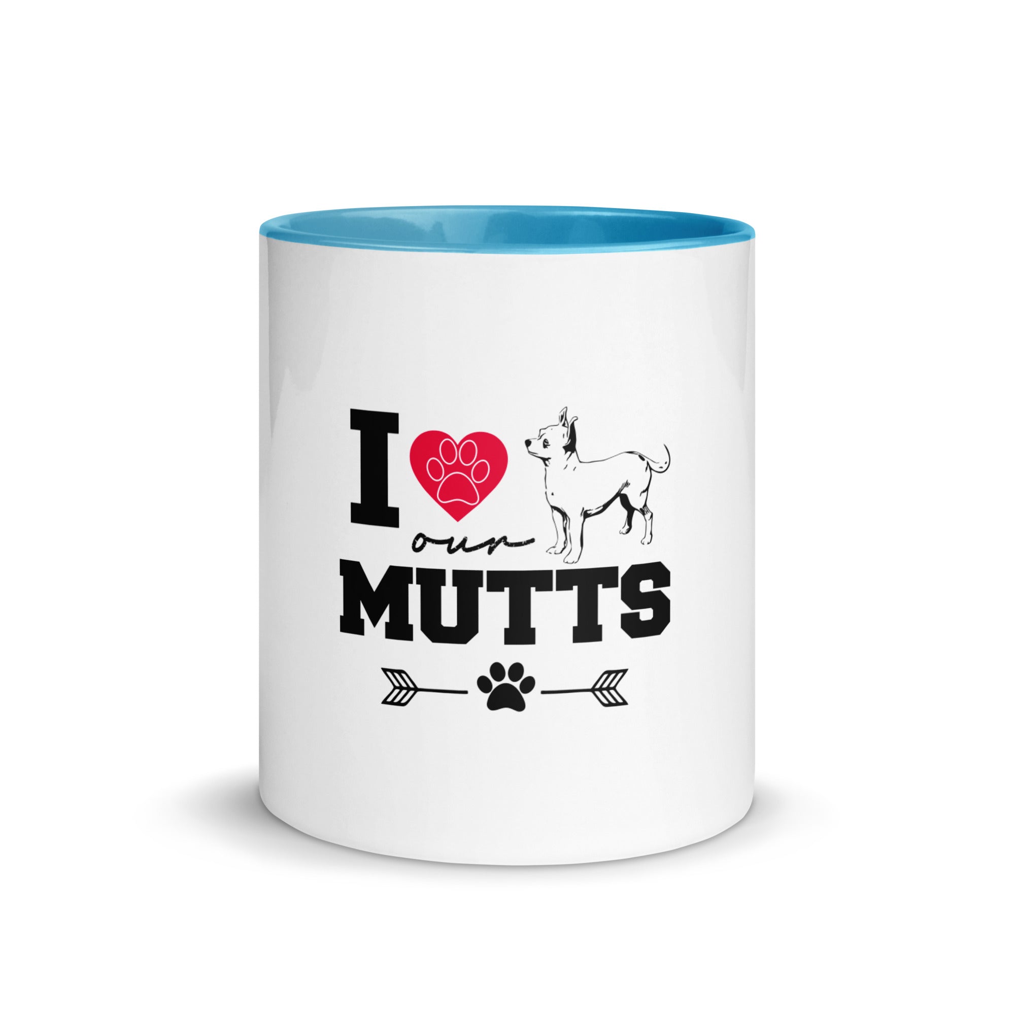 I LOVE OUR MUTTS - Mug with Color Inside