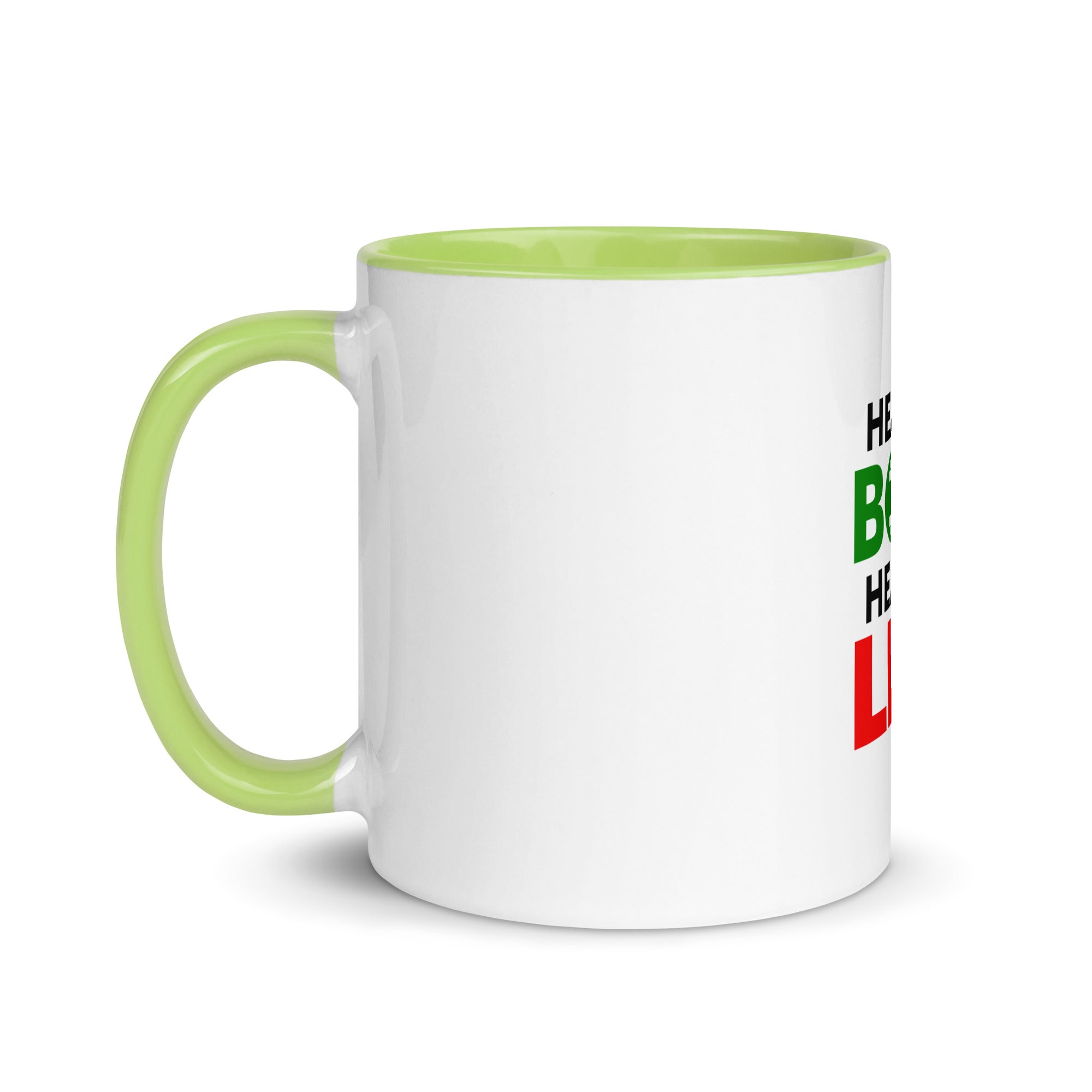 HEALTHY BODY HEALTHY LIFE - Mug with Color Inside