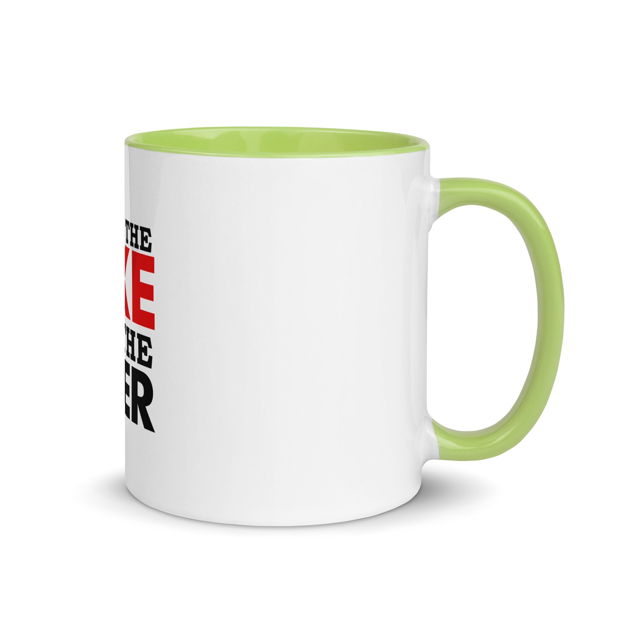 FORGET THE BIKE RIDE THE BIKER - Mug with Color Inside