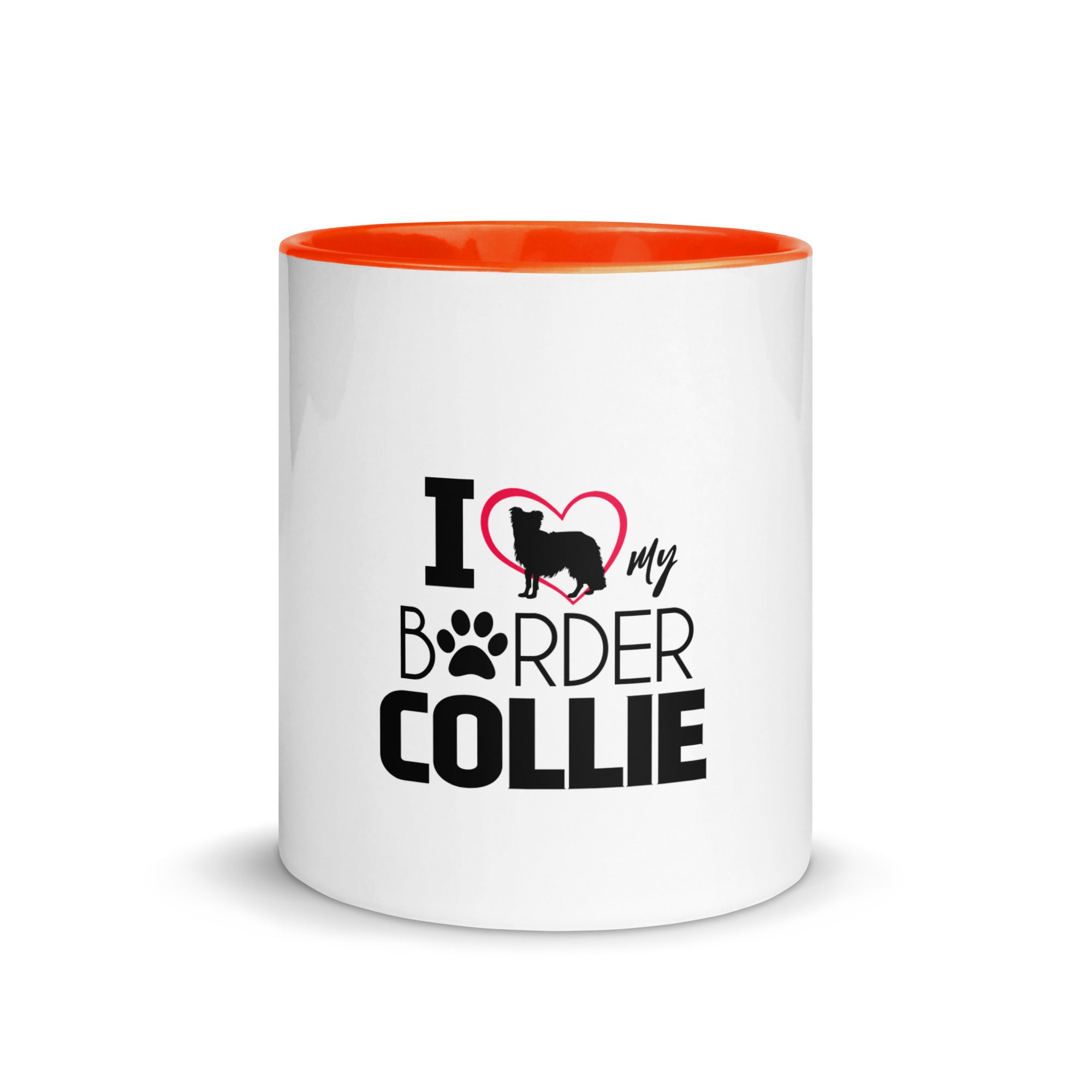 I LOVE MY BORDER COLLIE - Mug with Color Inside