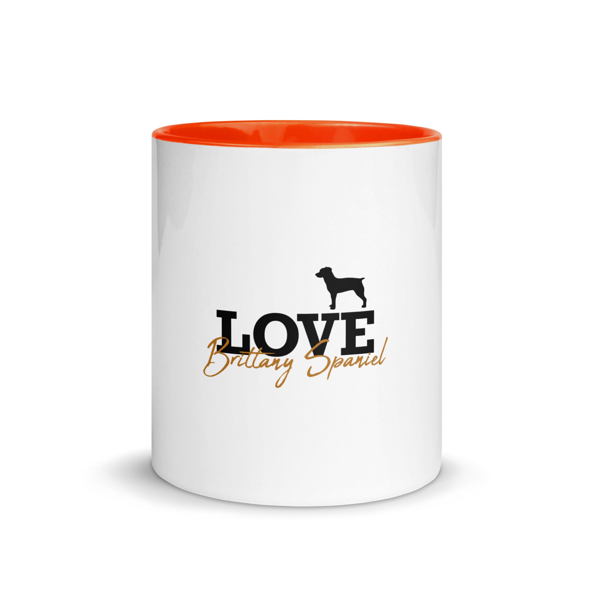 LOVE BRITTANY SPANIEL - Mug with Color Inside