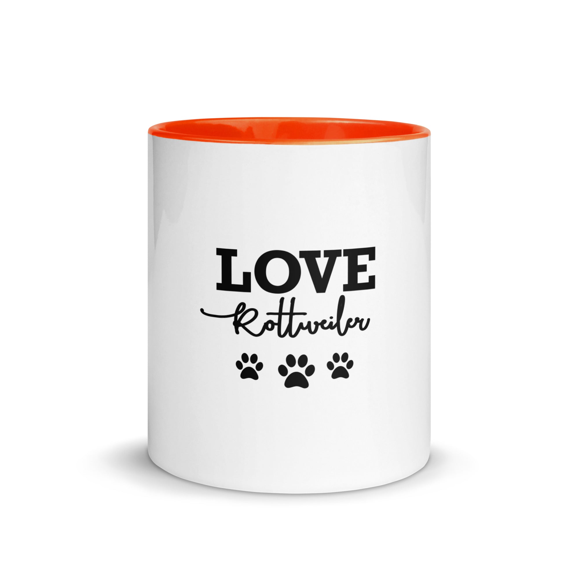 LOVE ROTTWEILER - Mug with Color Inside