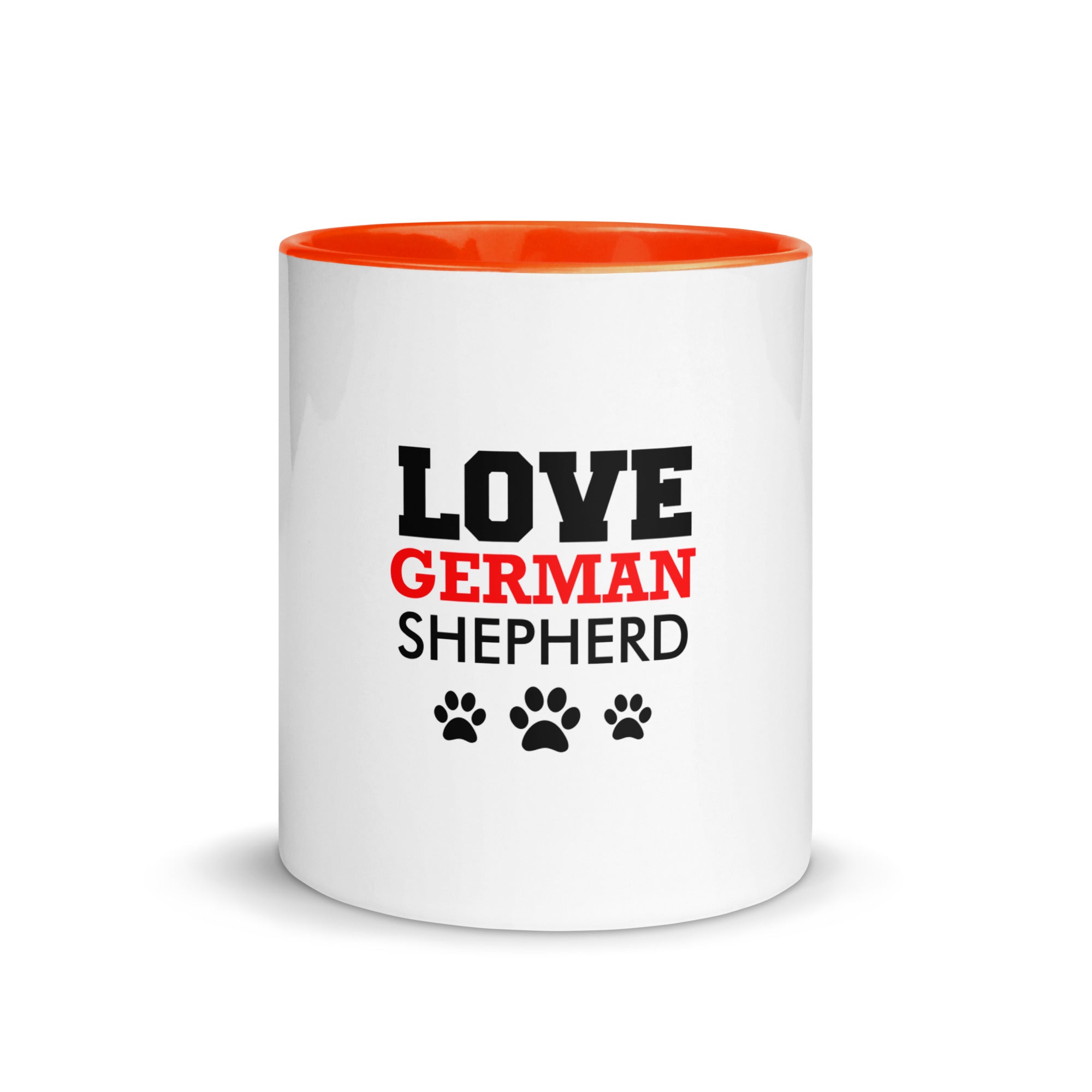LOVE GERMAN SHEPHERD - Mug with Color Inside