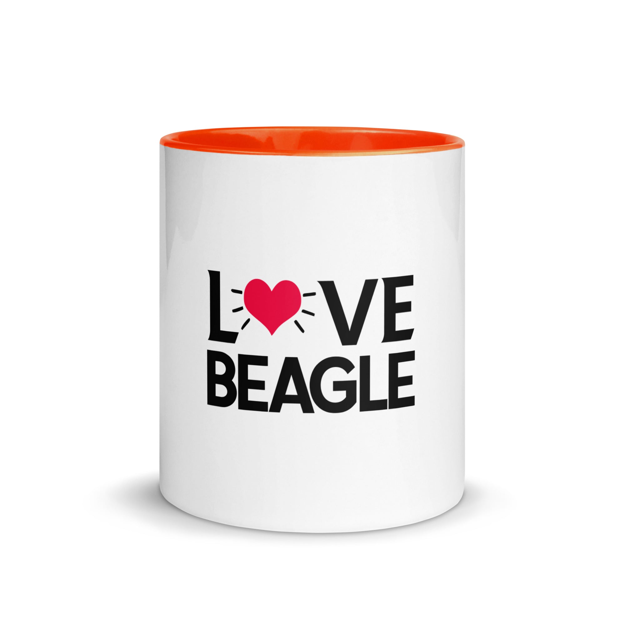 LOVE BEAGLE - Mug with Color Inside