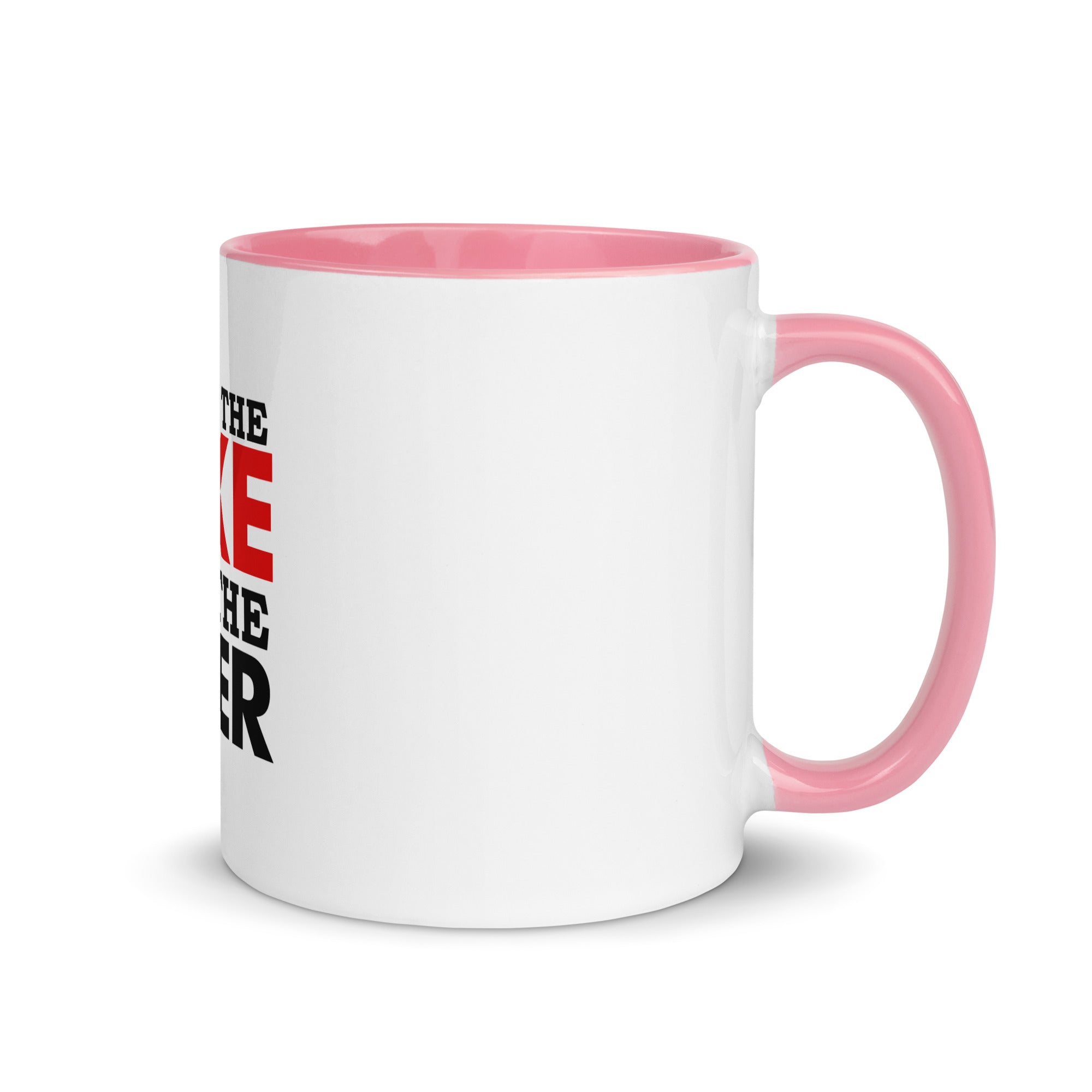 FORGET THE BIKE RIDE THE BIKER - Mug with Color Inside