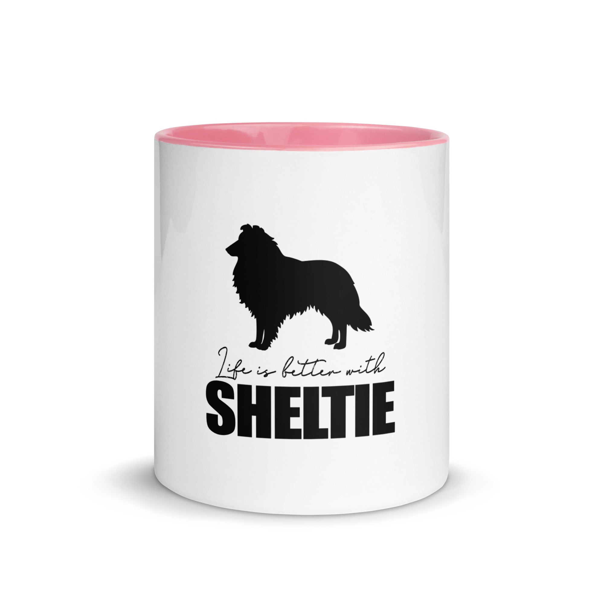 LIFE IS BETTER WITH SHELTIE - Mug with Color Inside