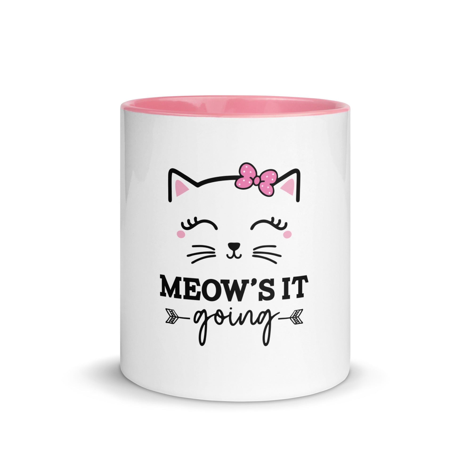 MEOW'S IT GOING - Mug with Color Inside