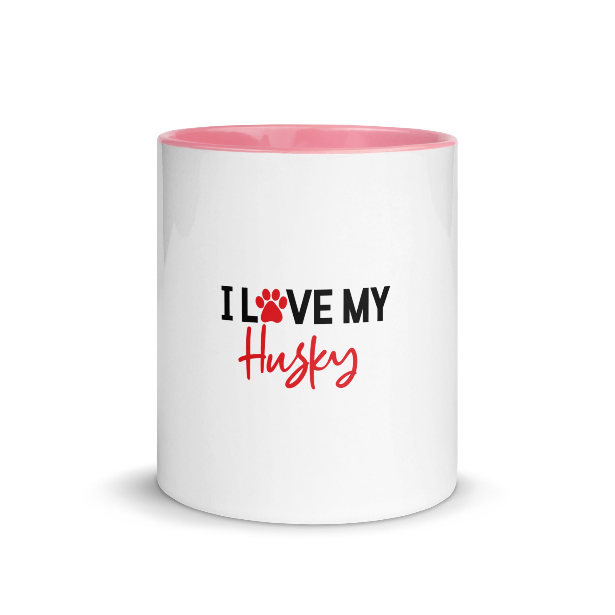 I LOVE MY HUSKY - Mug with Color Inside