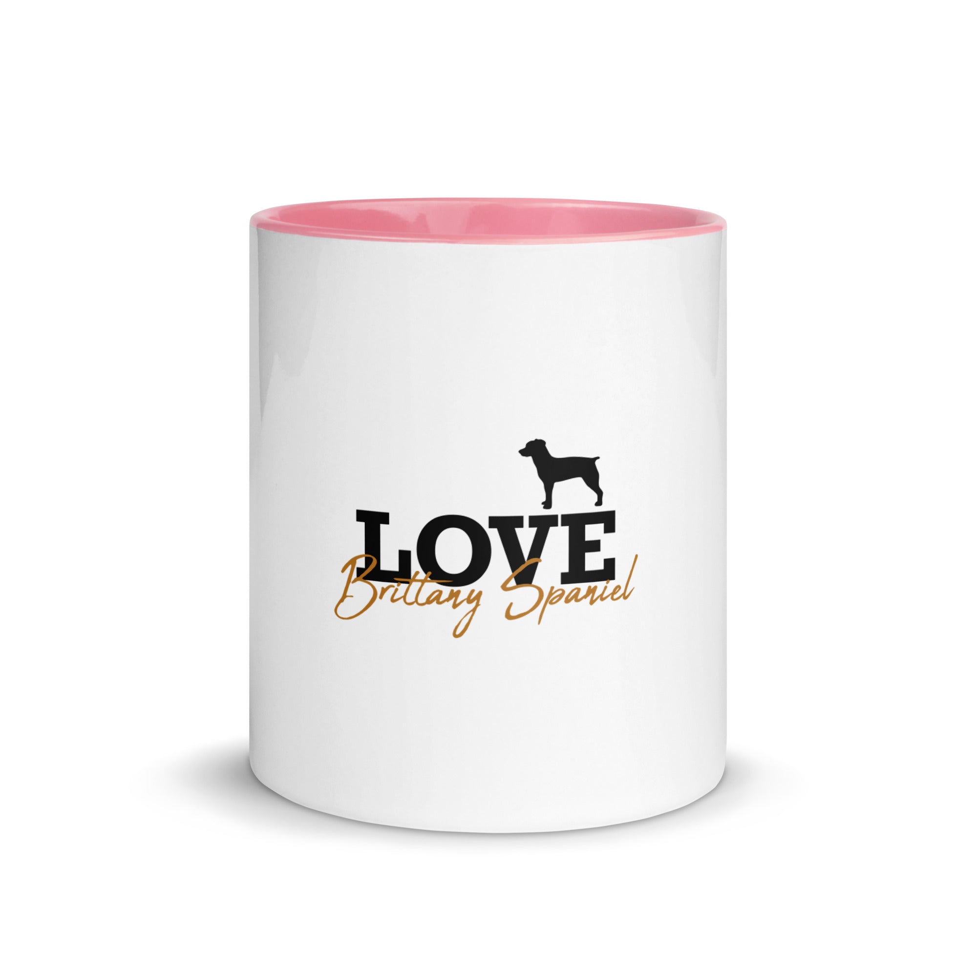 LOVE BRITTANY SPANIEL - Mug with Color Inside