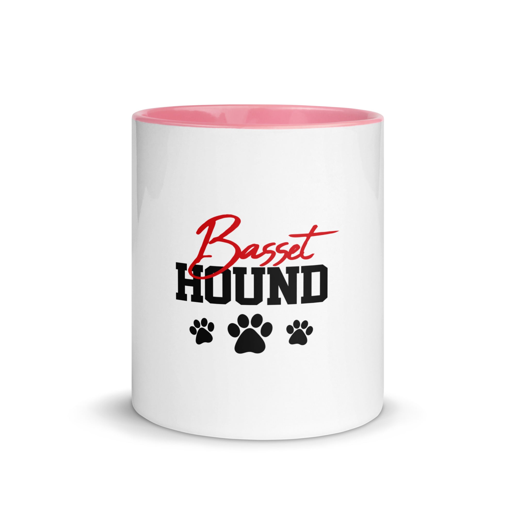 BASSET HOUND - Mug with Color Inside