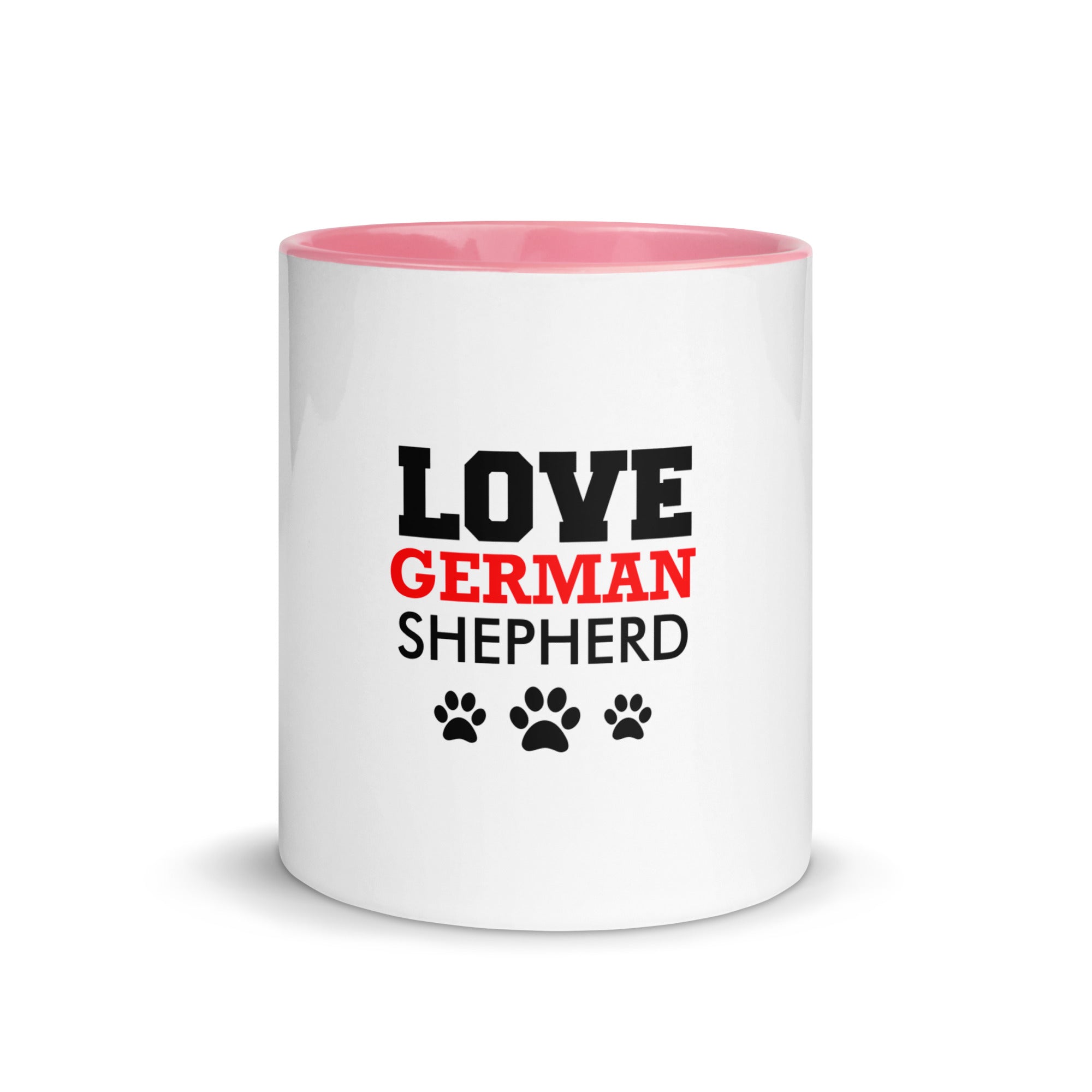 LOVE GERMAN SHEPHERD - Mug with Color Inside