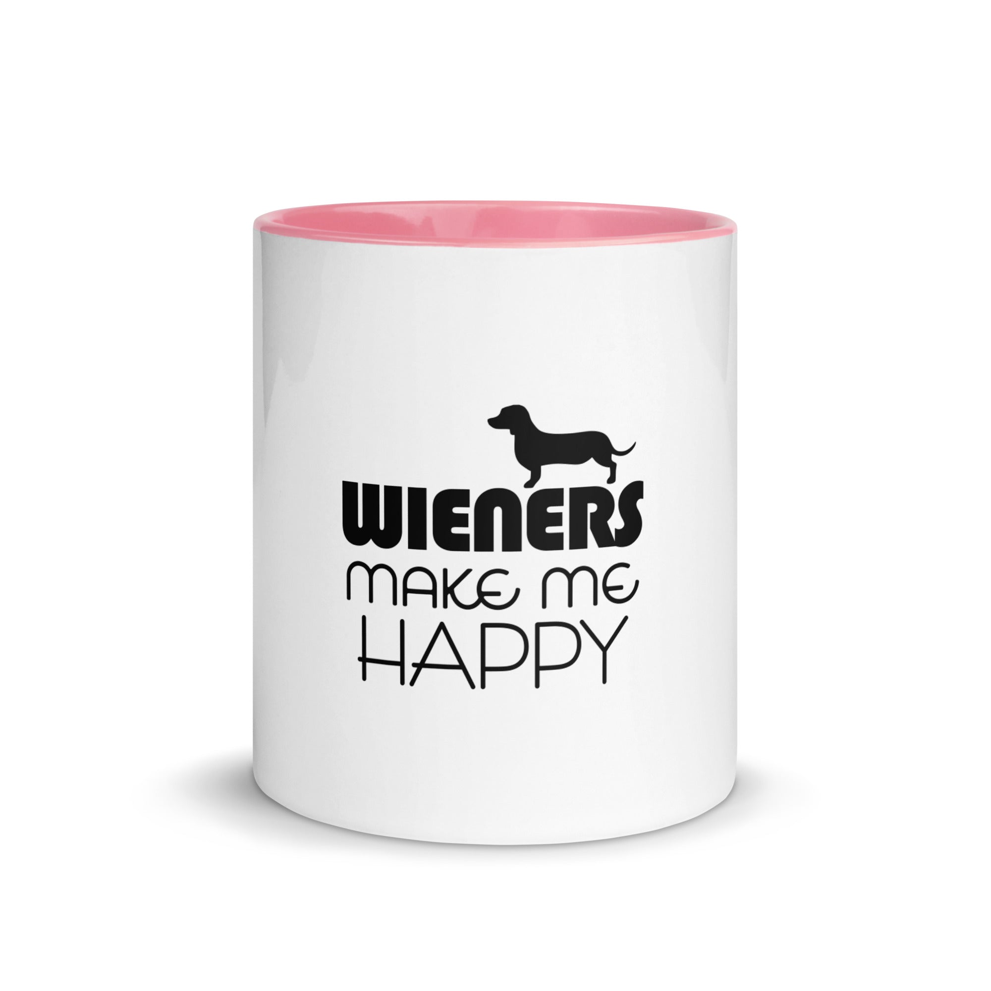 WIENERS MAKE ME HAPPY - Mug with Color Inside