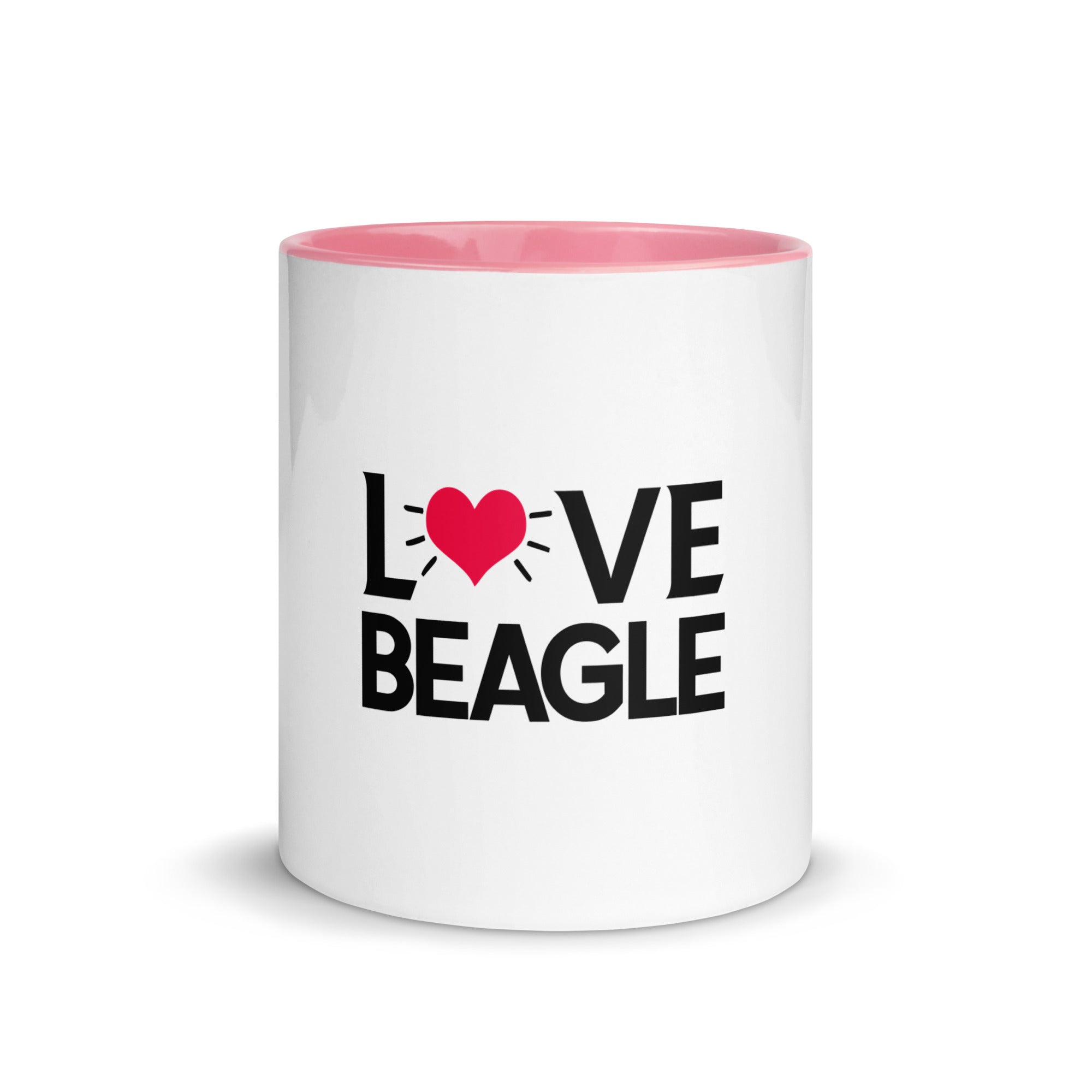 LOVE BEAGLE - Mug with Color Inside