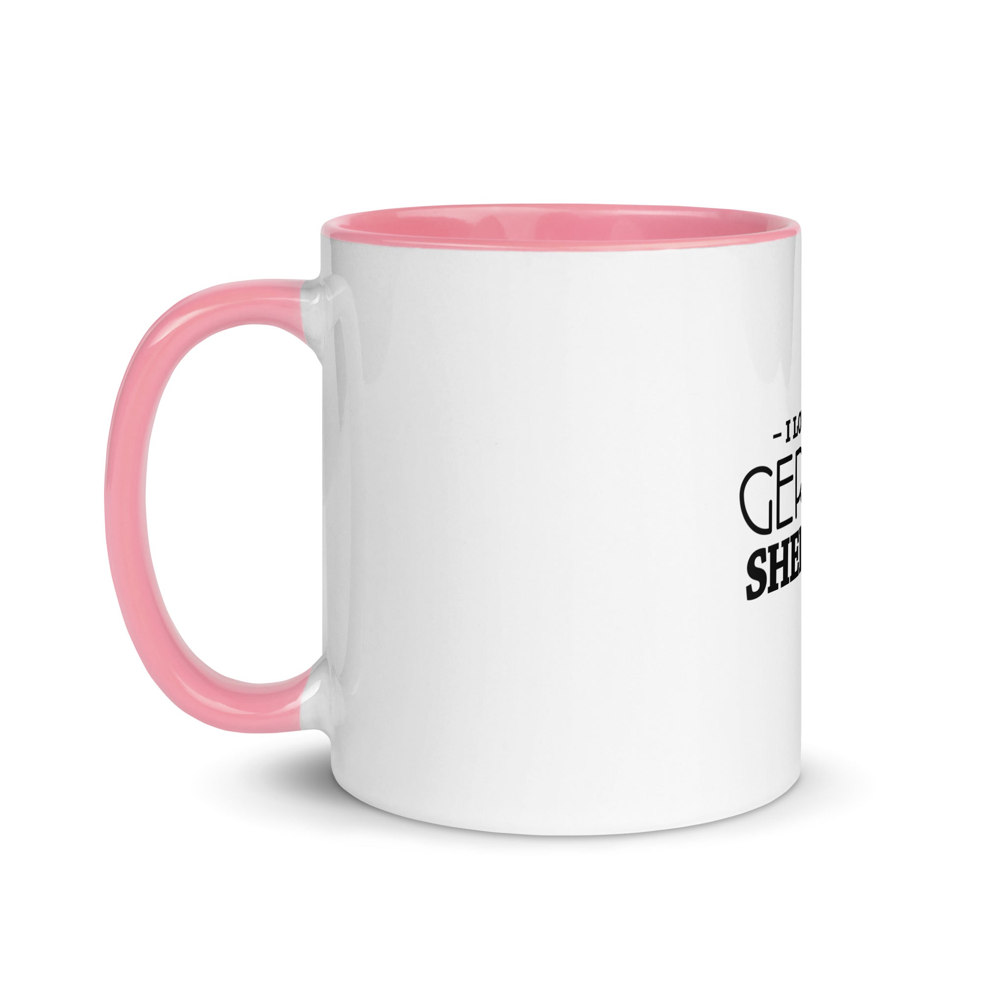 I LOVE MY GERMAN SHEPHERD - Mug with Color Inside