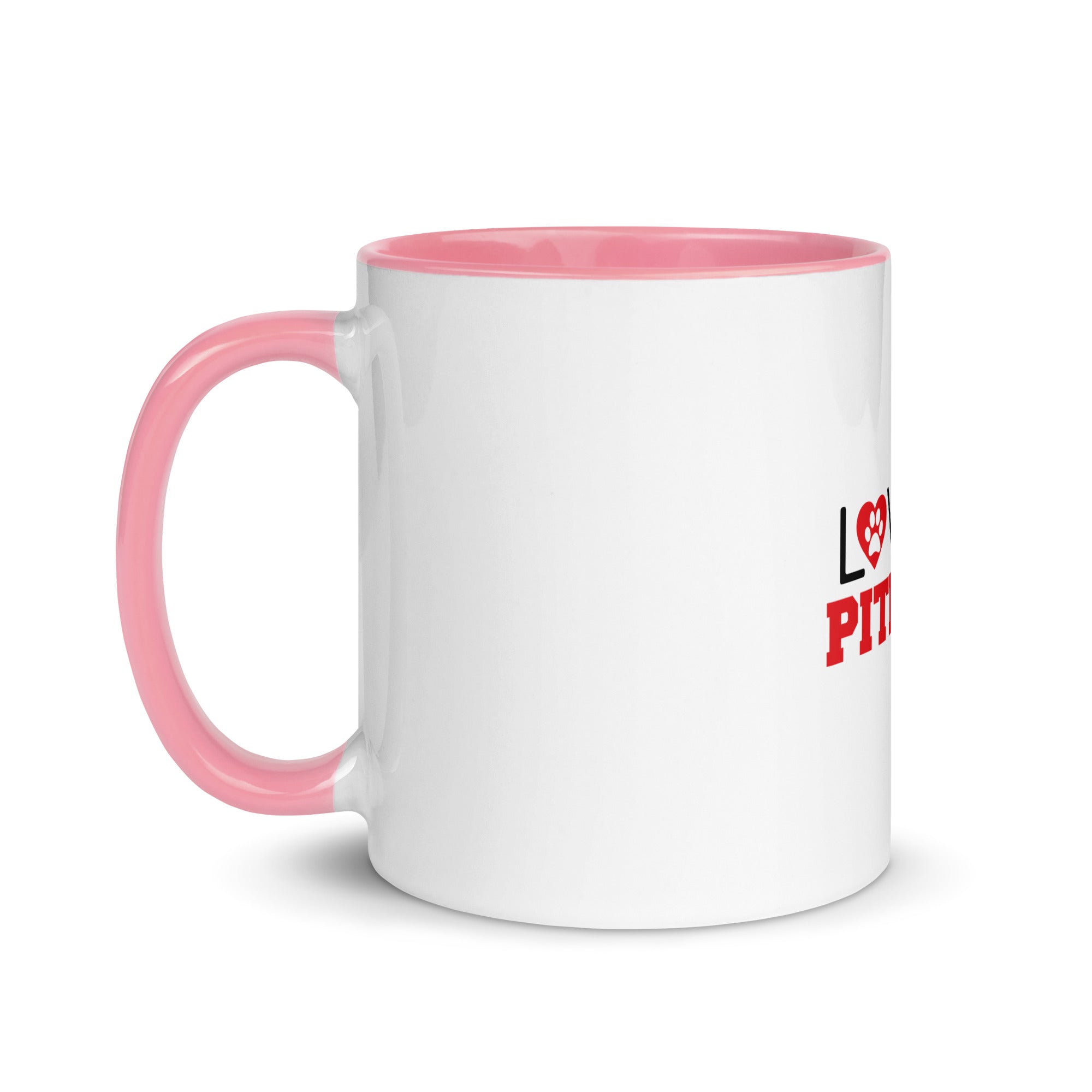 LOVED PITBULL - Mug with Color Inside
