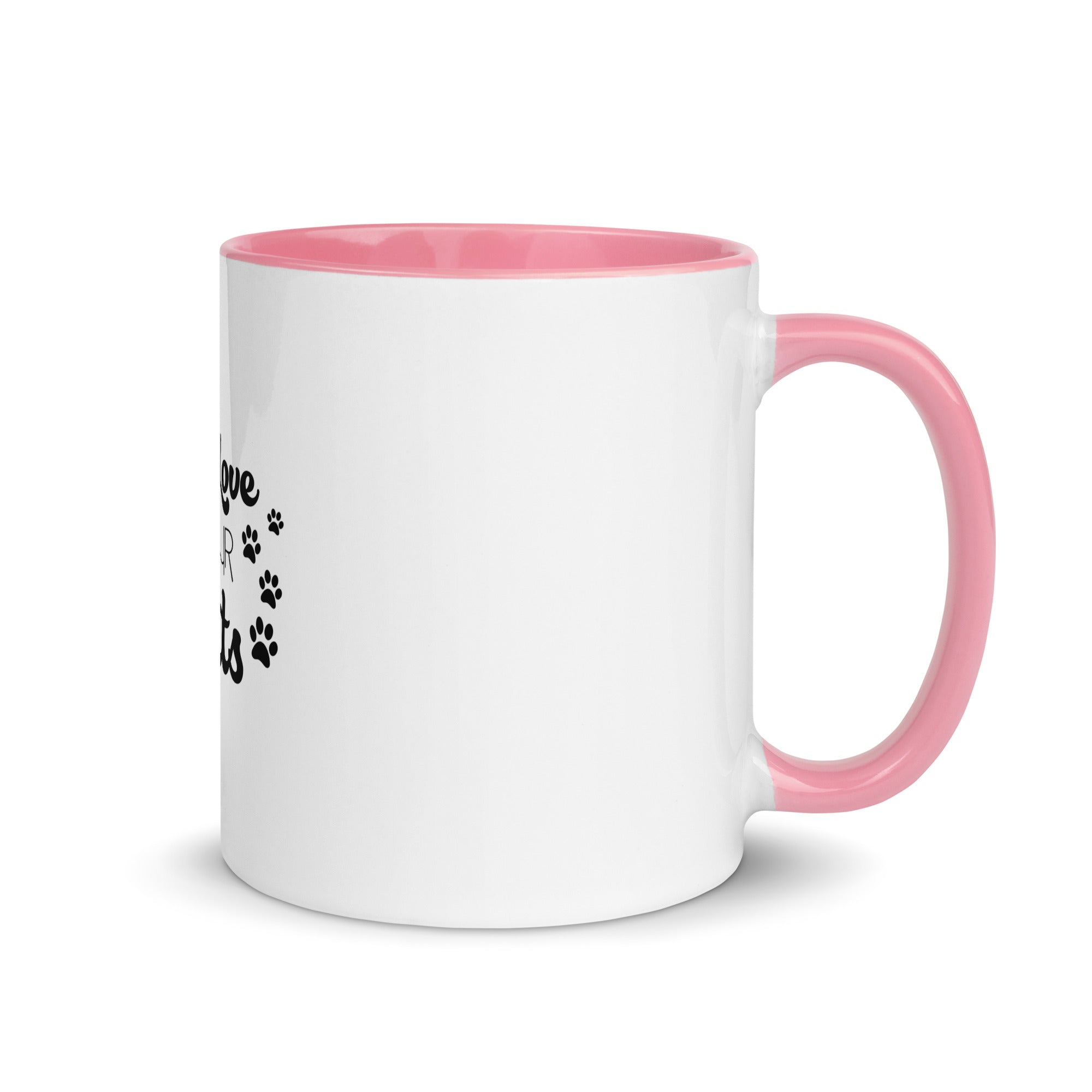 WE LOVE OUR MUTTS - Mug with Color Inside