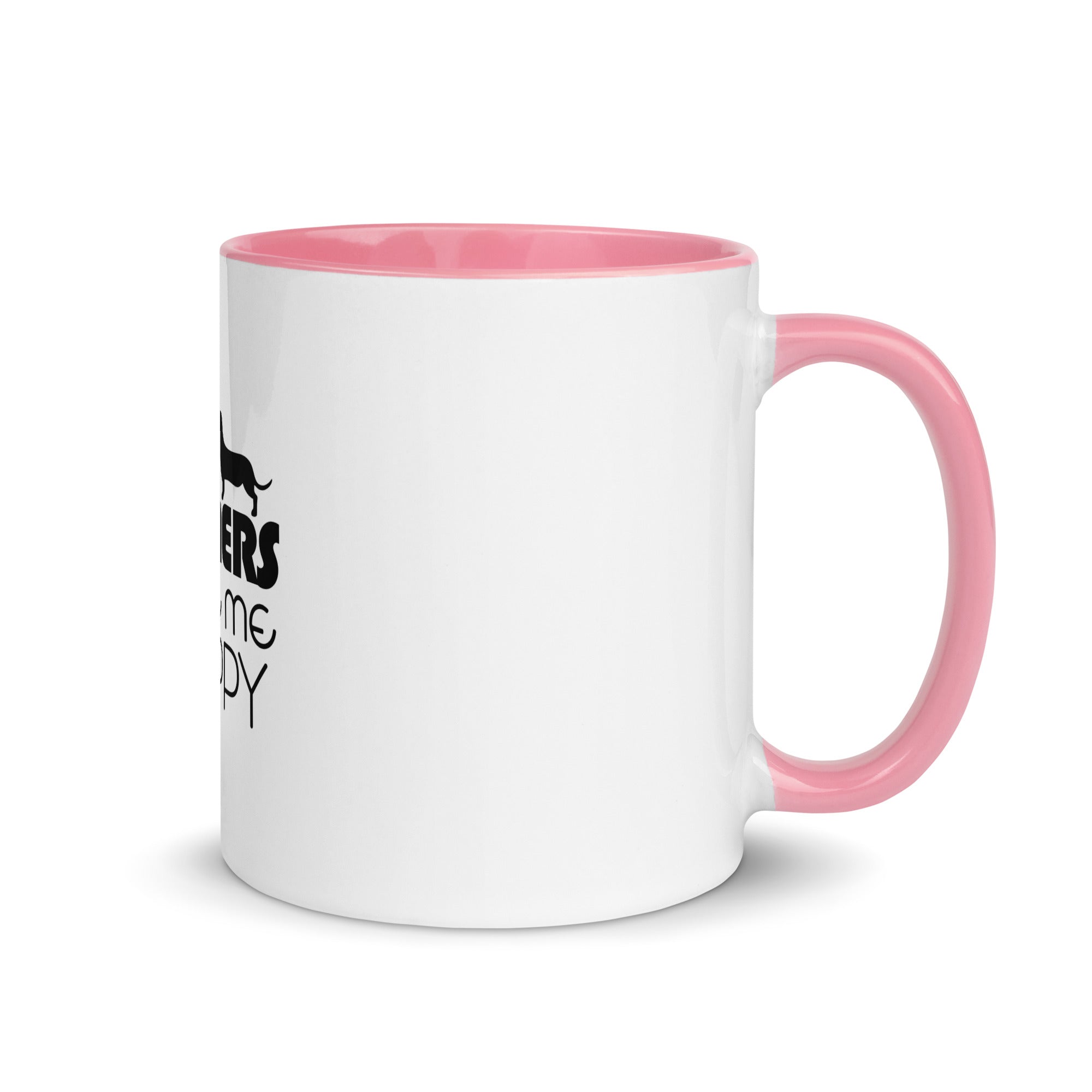 WIENERS MAKE ME HAPPY - Mug with Color Inside