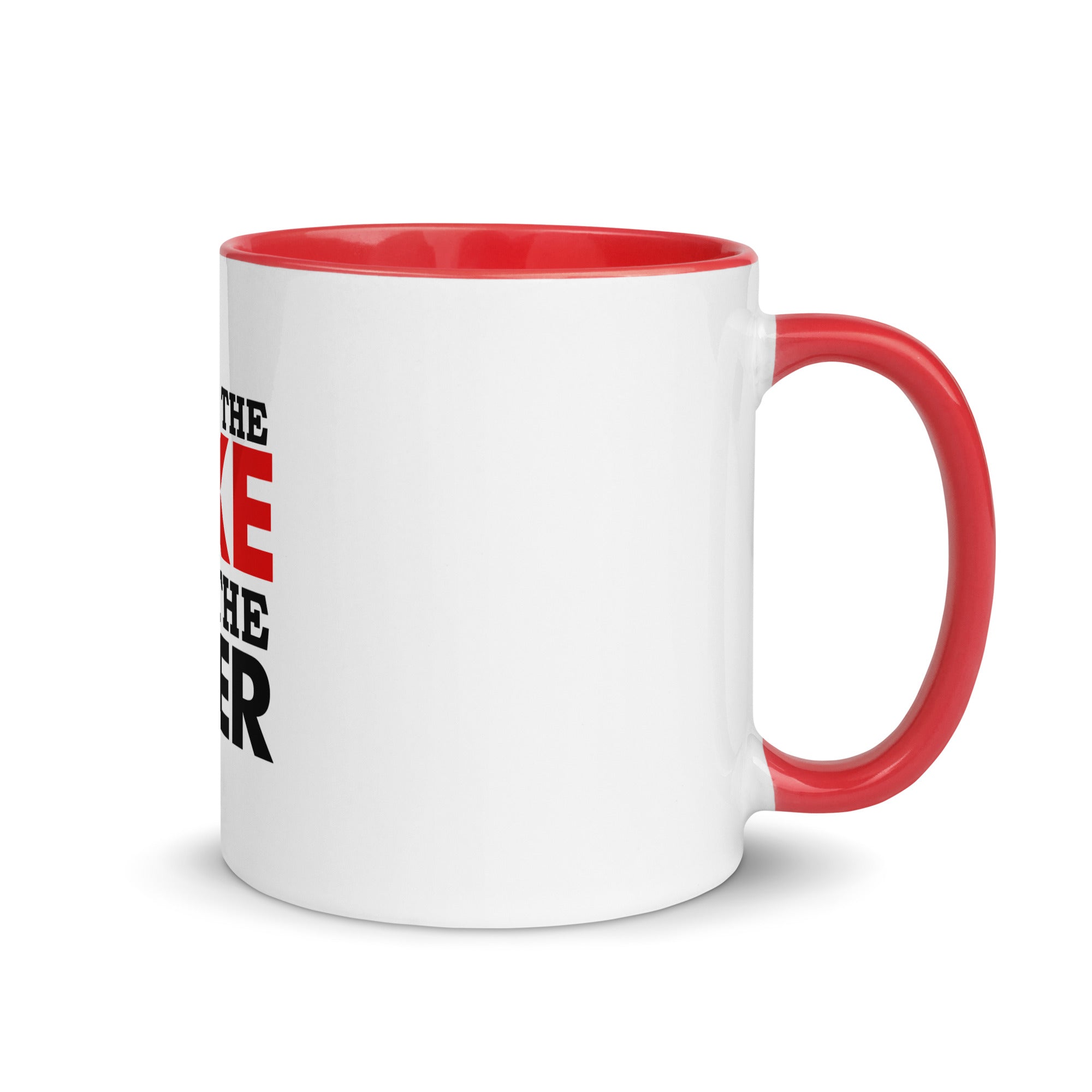 FORGET THE BIKE RIDE THE BIKER - Mug with Color Inside