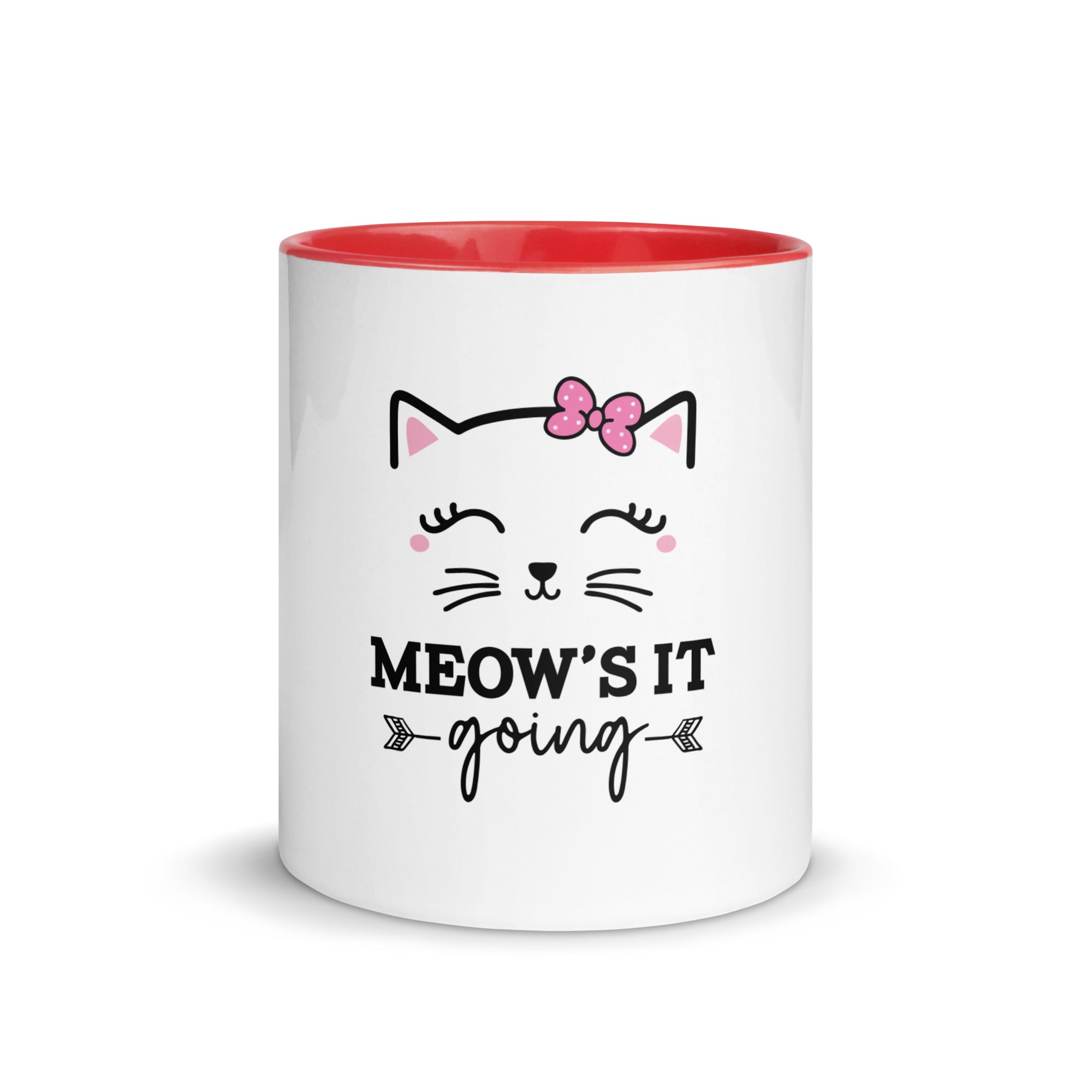 MEOW'S IT GOING - Mug with Color Inside