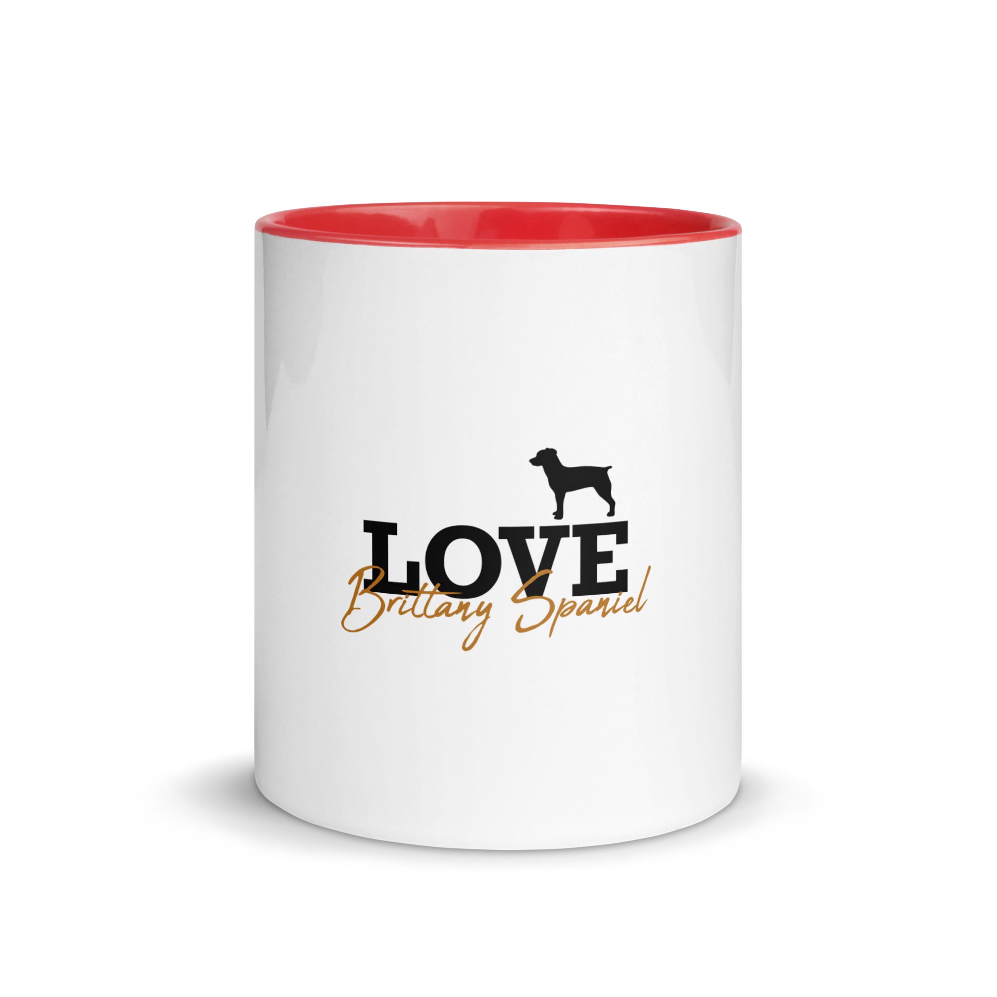 LOVE BRITTANY SPANIEL - Mug with Color Inside