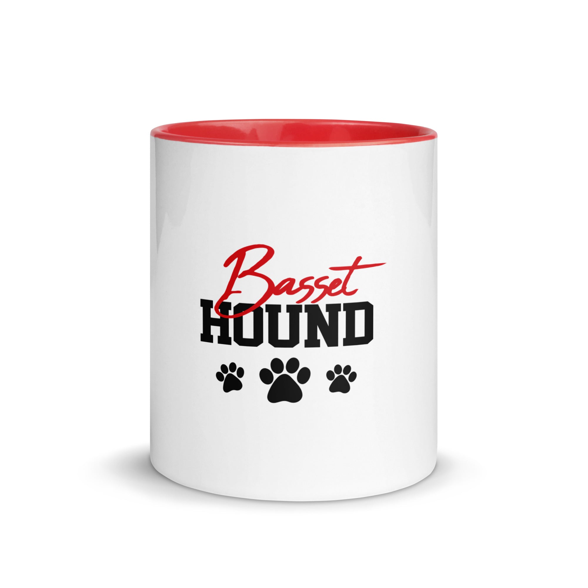 BASSET HOUND - Mug with Color Inside
