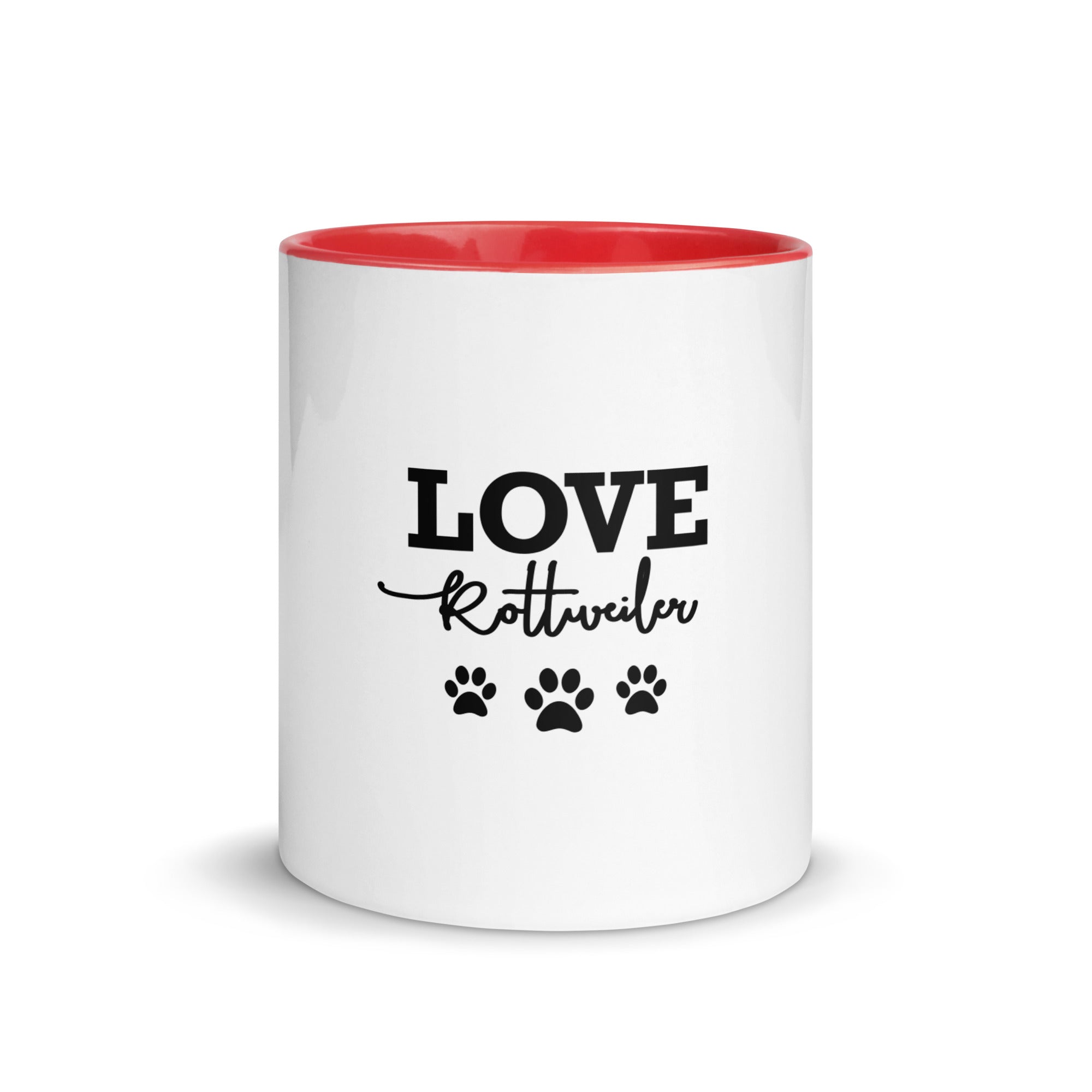 LOVE ROTTWEILER - Mug with Color Inside